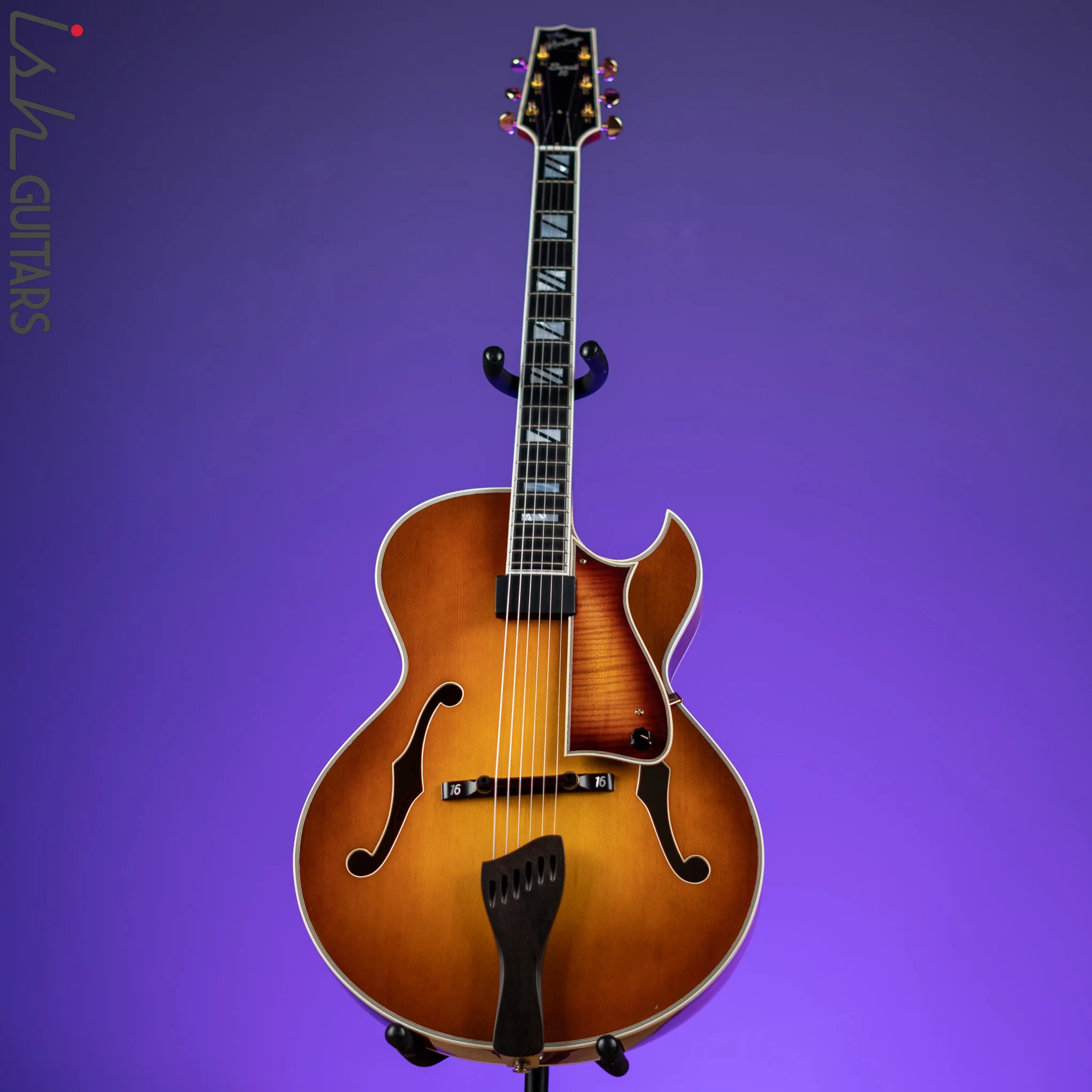 2006 Heritage Sweet 16 Hollowbody Archtop Almond Sunburst - Image 2