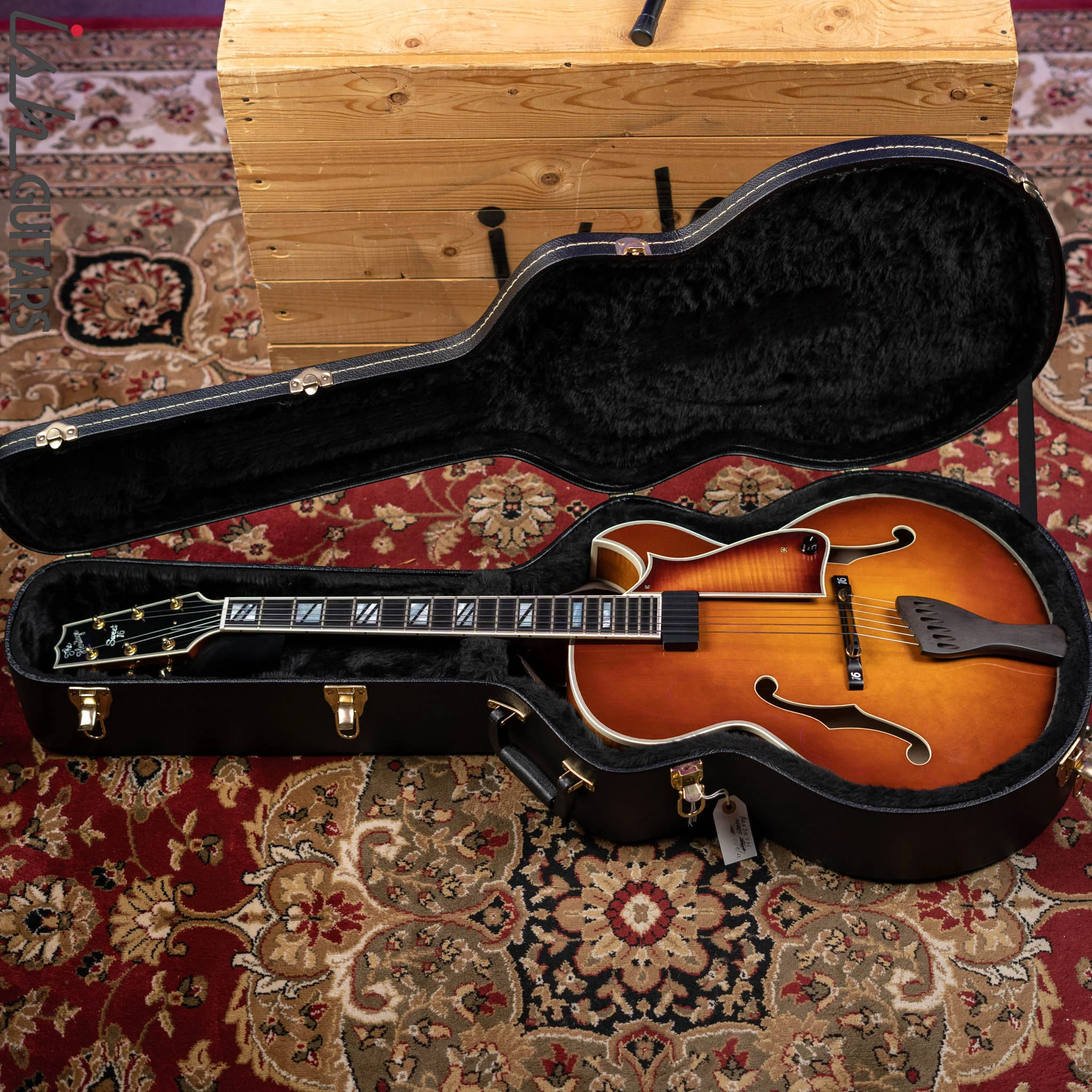 2006 Heritage Sweet 16 Hollowbody Archtop Almond Sunburst - Image 21