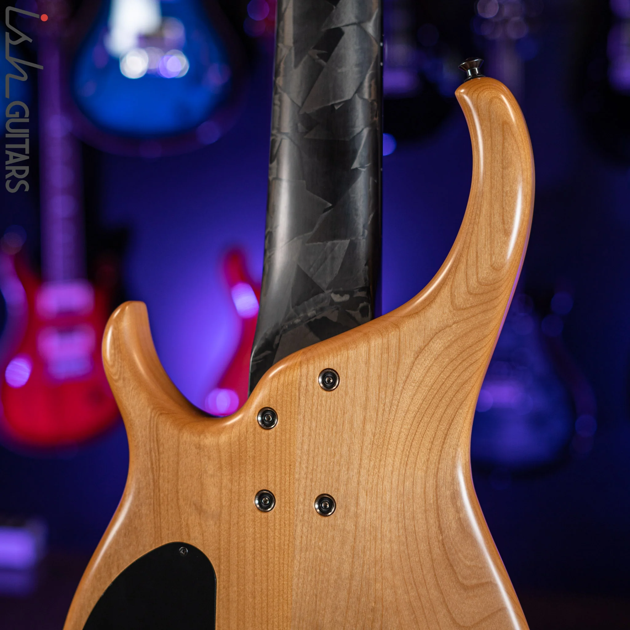 2006 Modulus Q6 Quantum 6-String Bass Natural Spalt Maple - Image 8