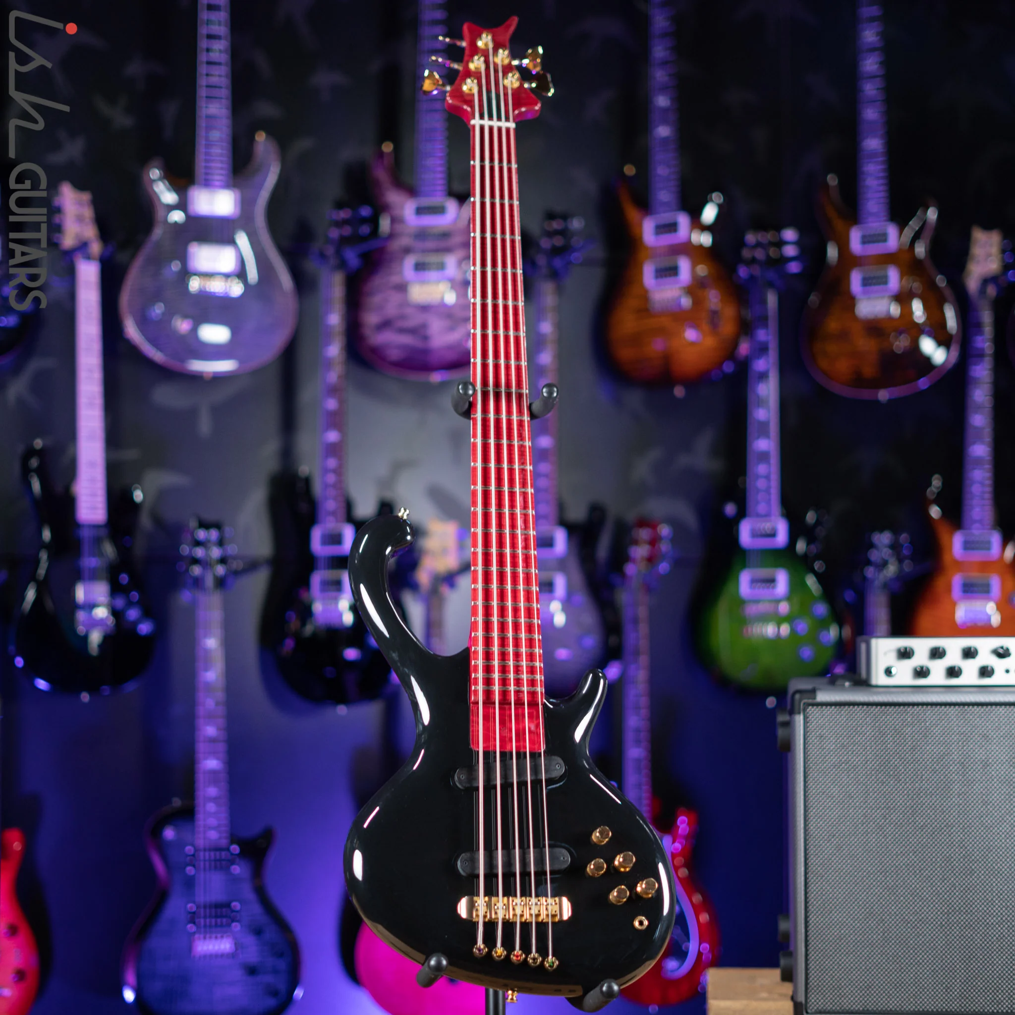 2006 Ritter Roya 5 String Bass Piano Black - Image 2