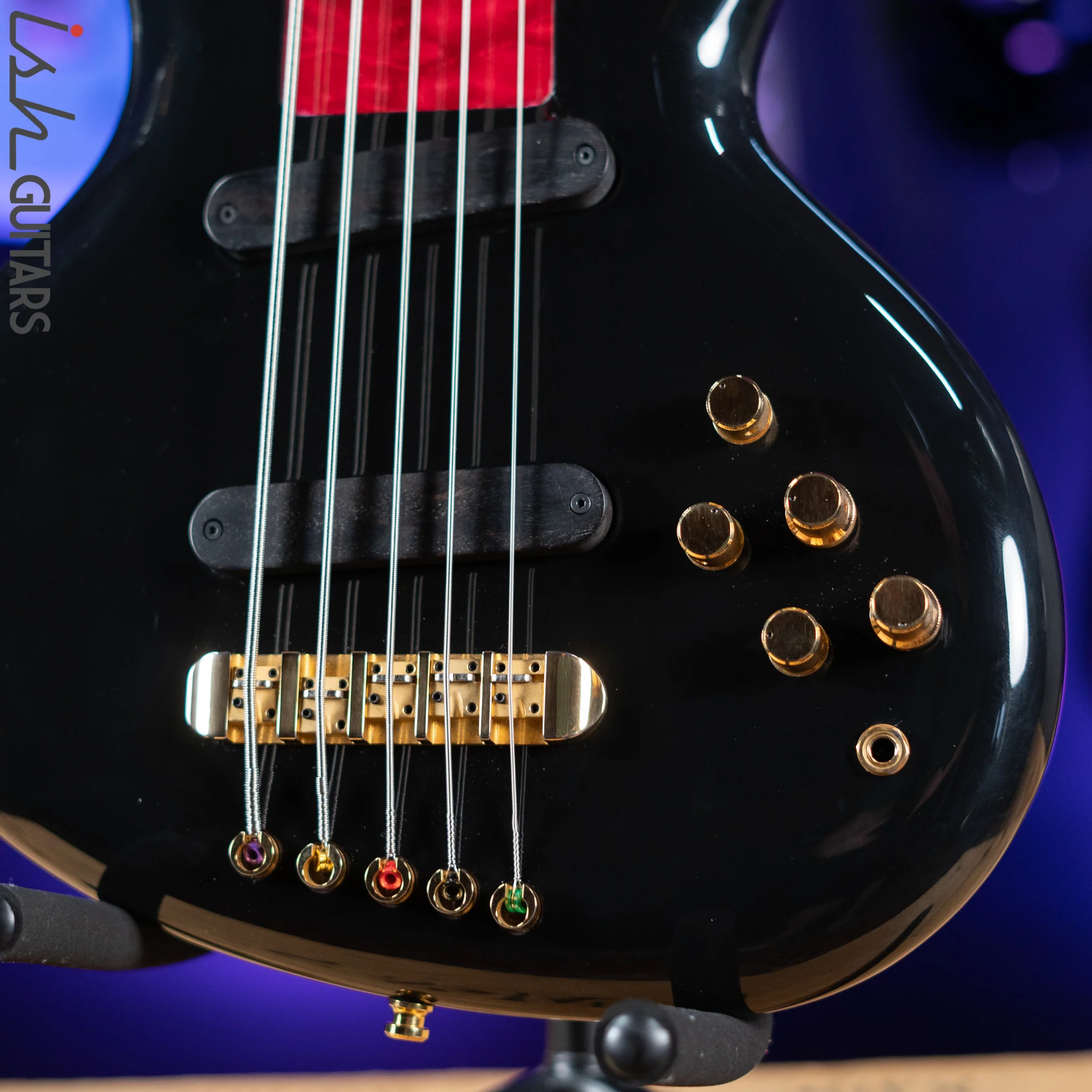 2006 Ritter Roya 5 String Bass Piano Black - Image 4
