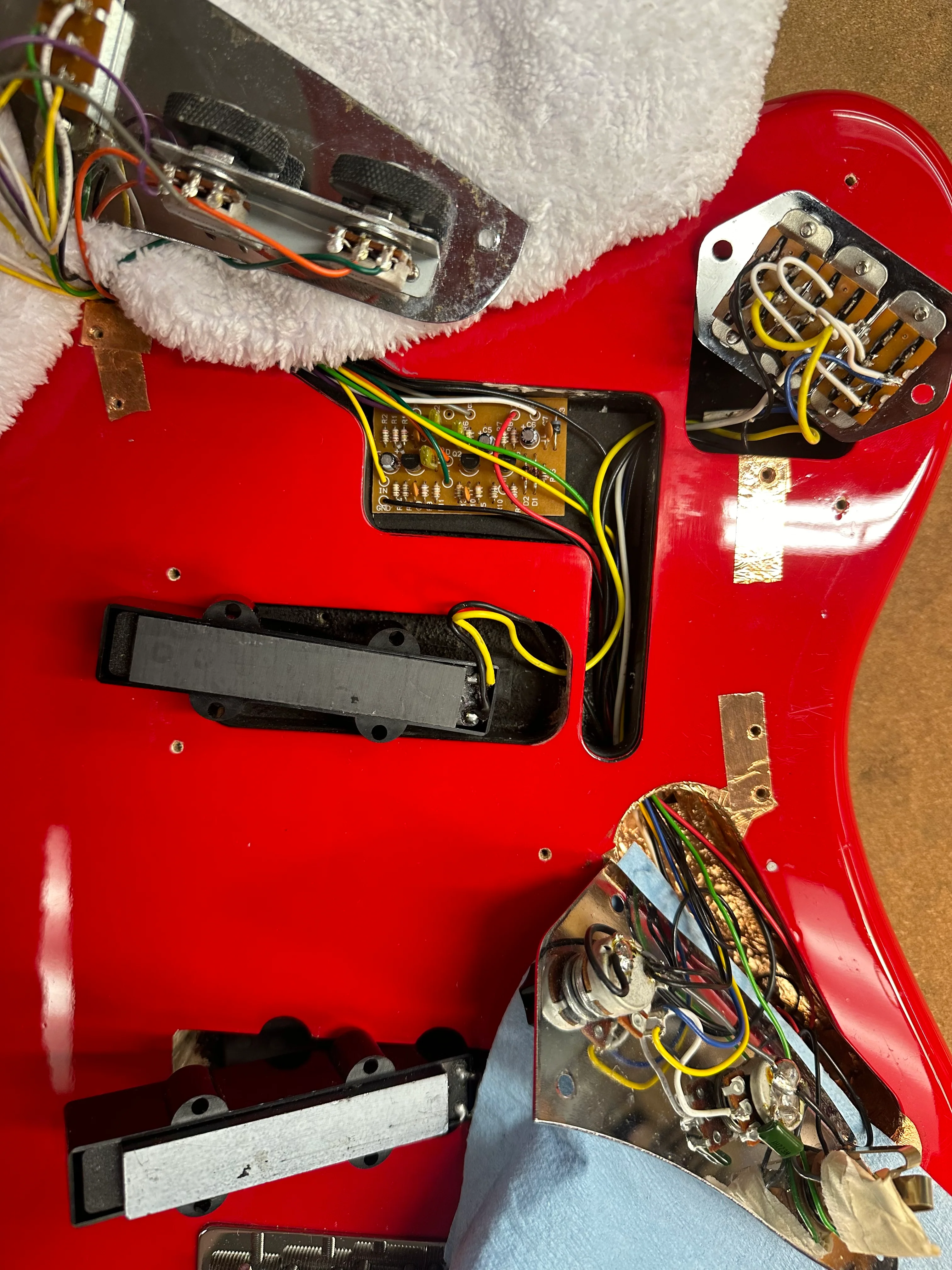 2007 Fender Jaguar Bass MIJ CIJ Japan Candy Apple Red - Image 24