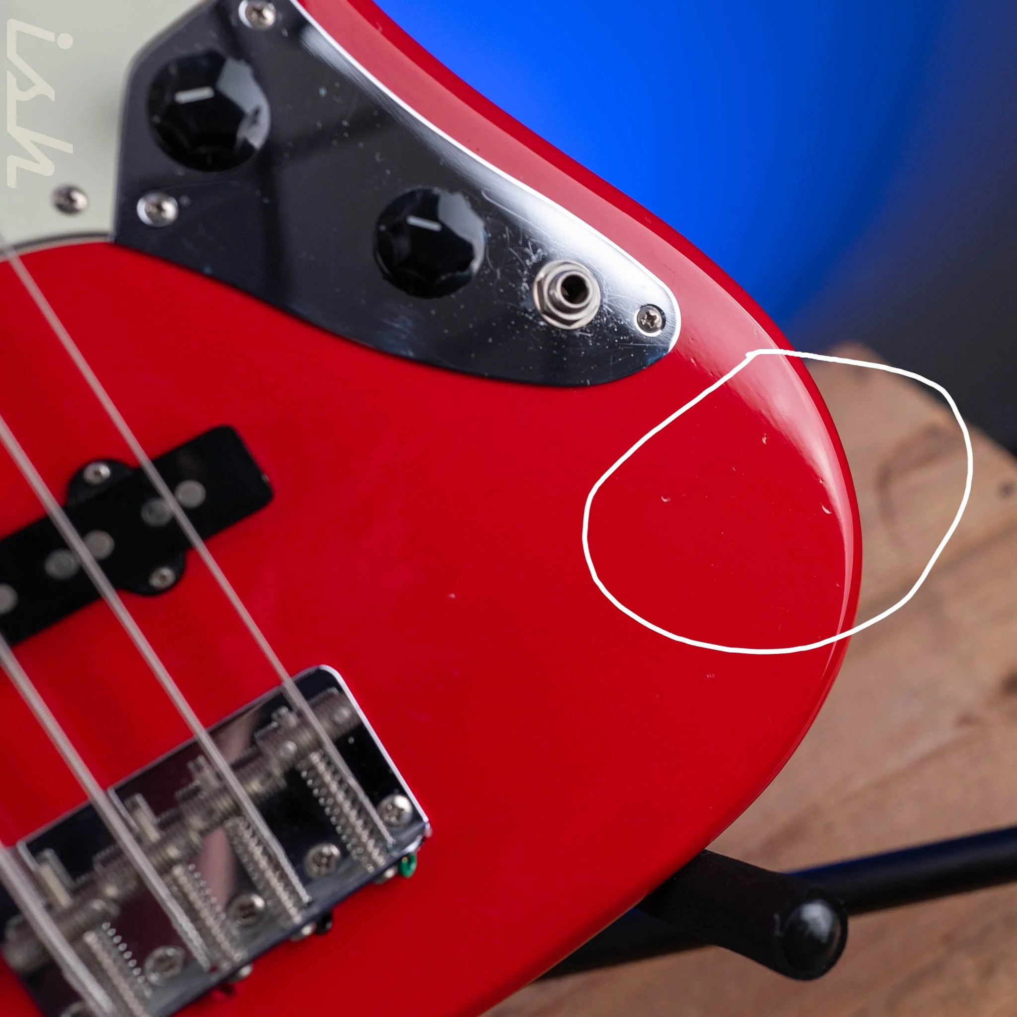 2007 Fender Jaguar Bass MIJ CIJ Japan Candy Apple Red - Image 7