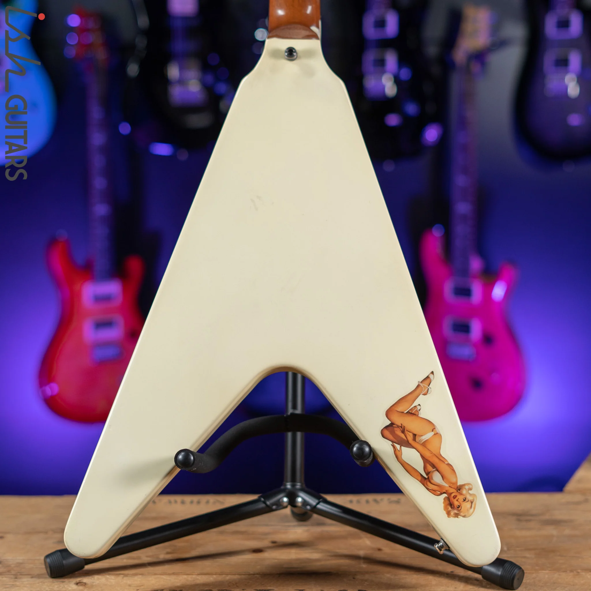 2007 Gibson Flying V Classic White 'Aged' - Image 7