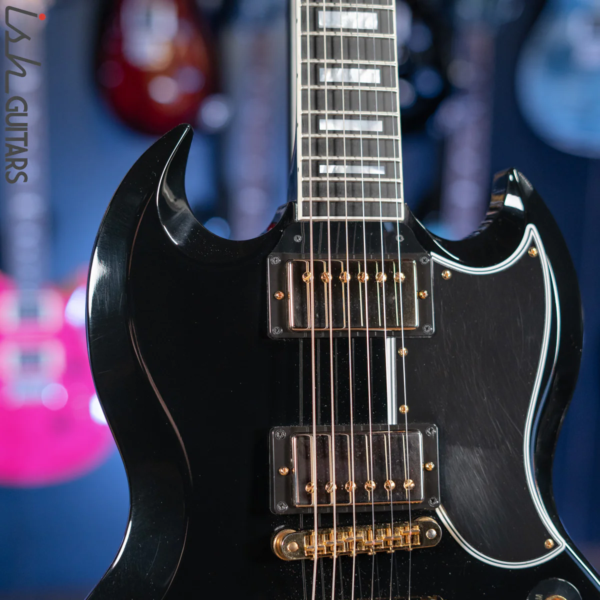 2017 Gibson SG Custom Shop Black - Image 3