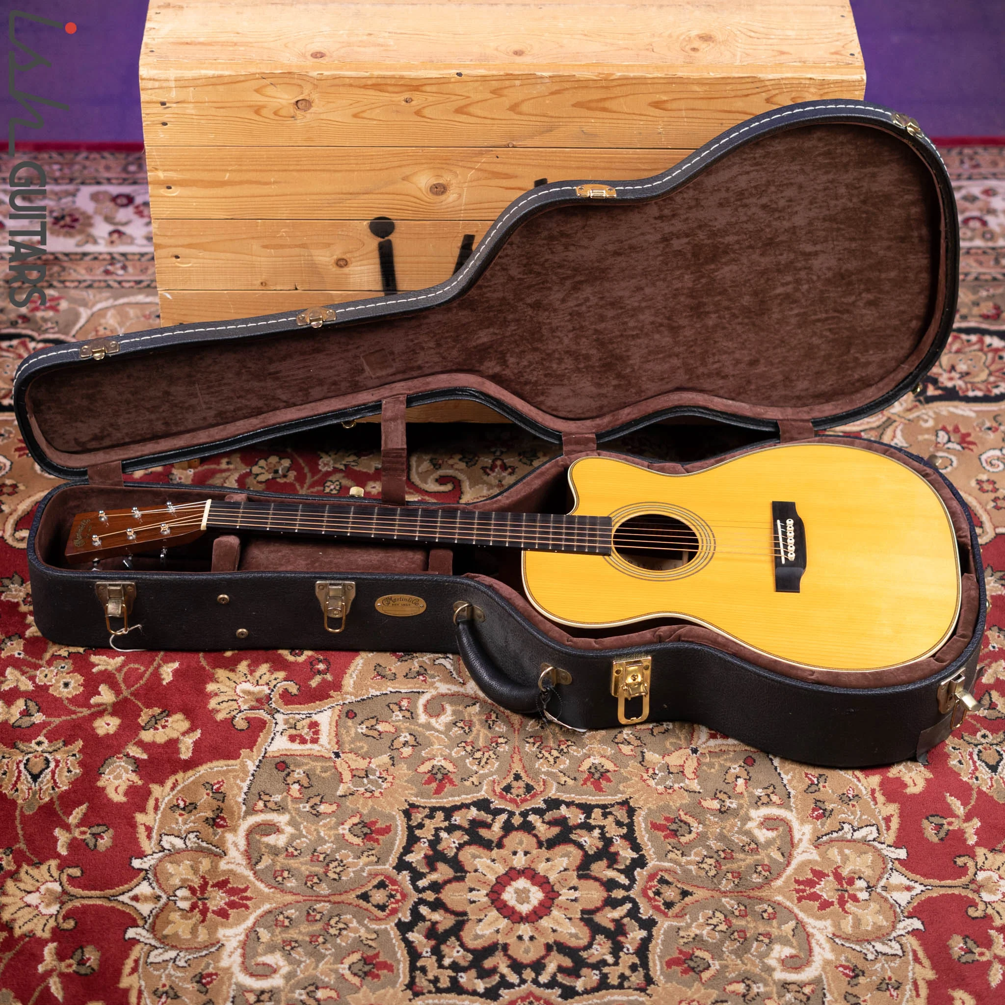 2007 Martin OMC-28M Custom Laurence Juber Natural - Image 14