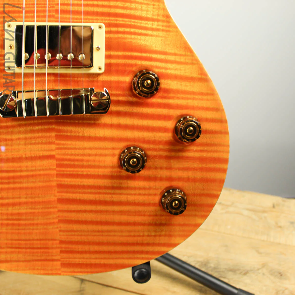 2007 Paul Reed Smith PRS 20th Anniversary Artist SC Flamed Amber Top Brazilian Board - Image 3