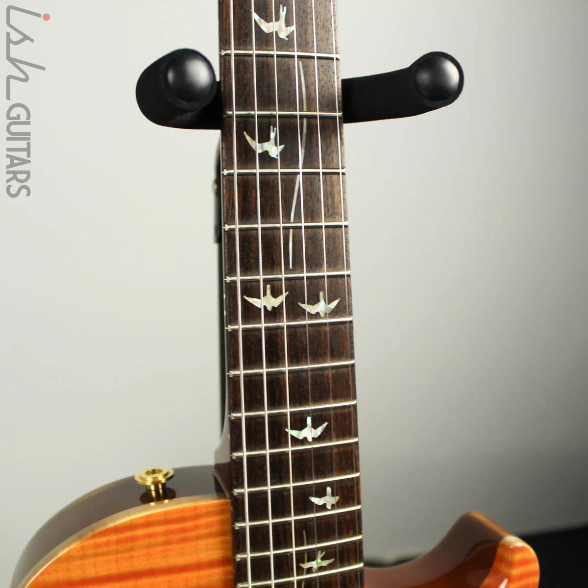 2007 Paul Reed Smith PRS 20th Anniversary Artist SC Flamed Amber Top Brazilian Board - Image 6