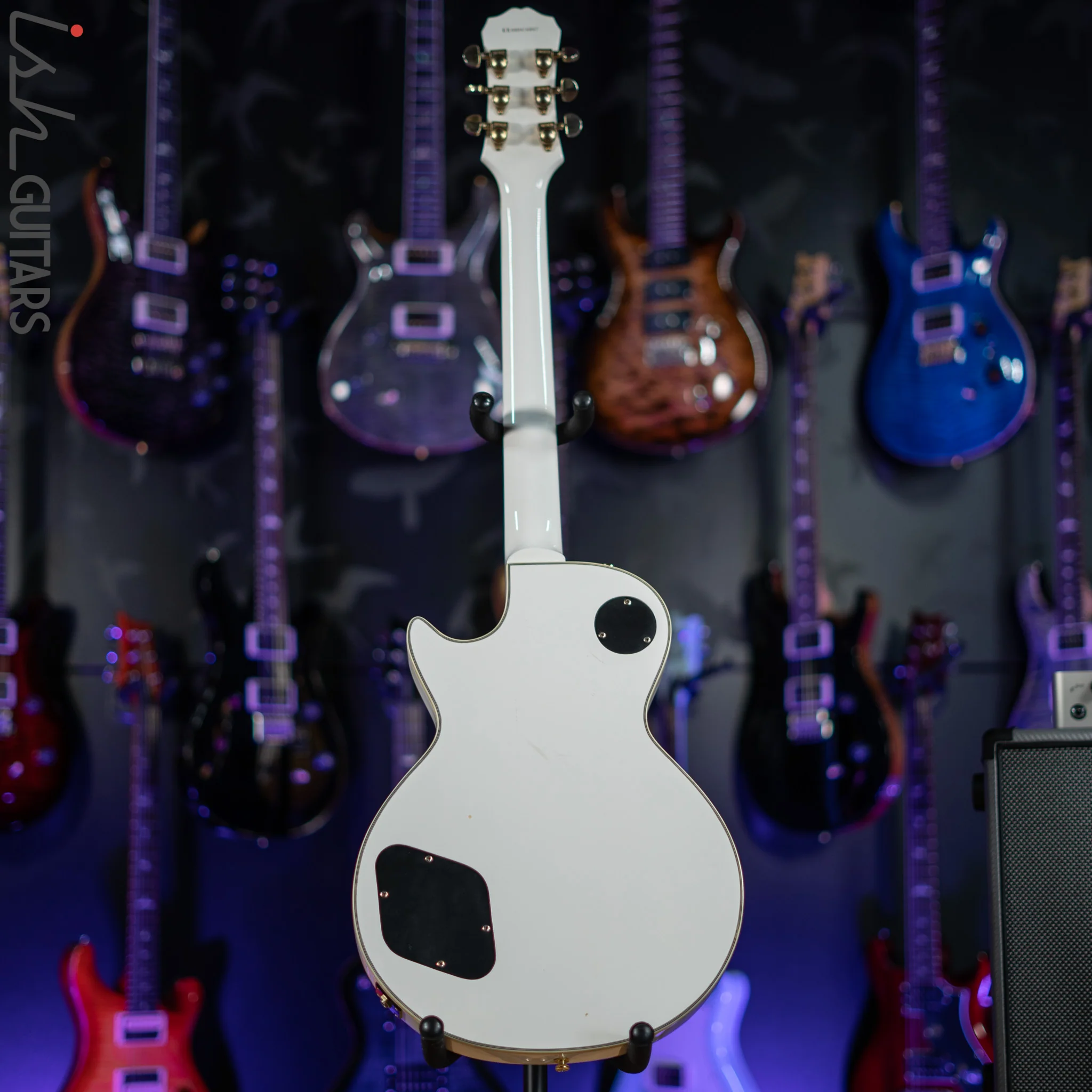 2008 Epiphone Les Paul Custom White - Image 10