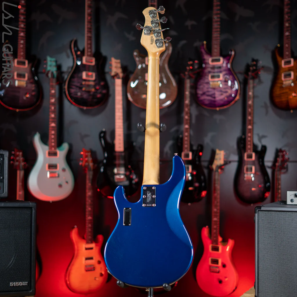 2008 Ernie Ball Music Man Stingray 5 HH Blue Pearl - Image 7