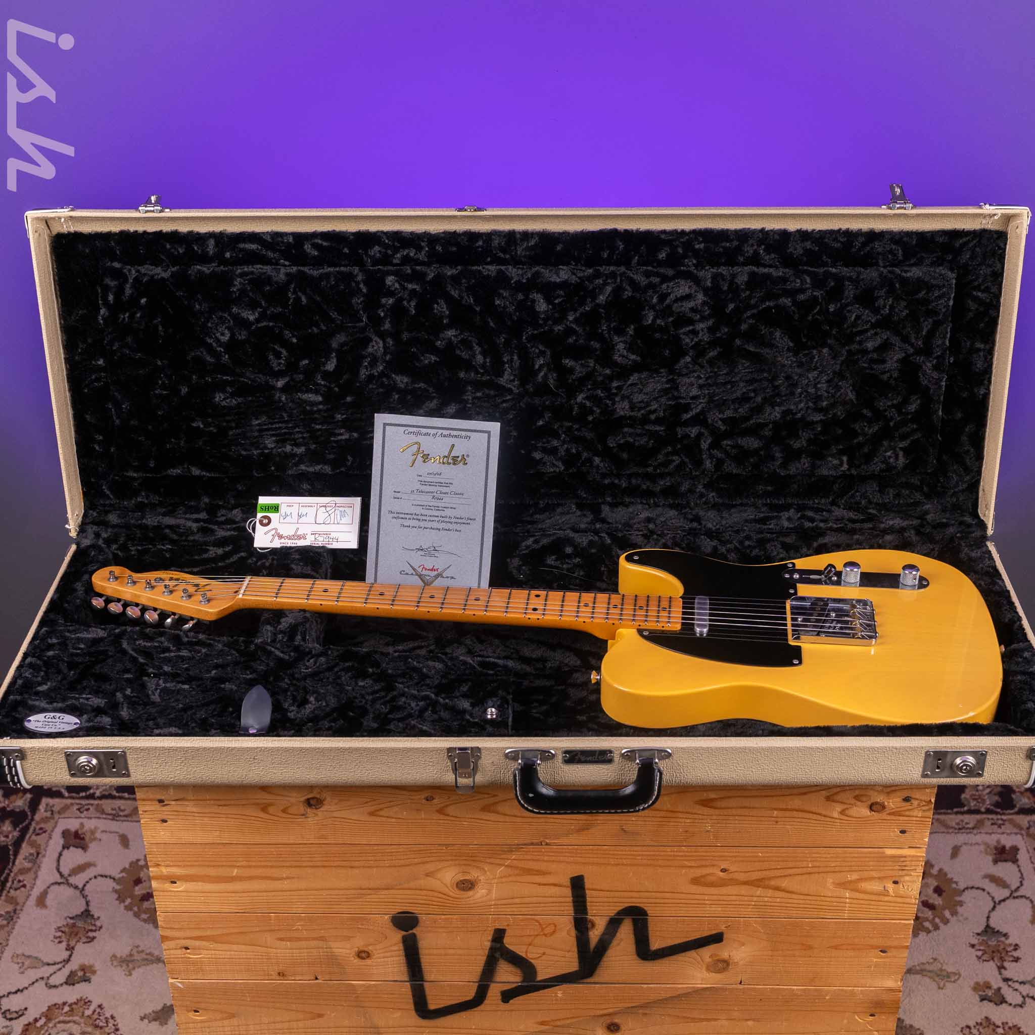 2008 Fender Custom Shop Closet Classic 1952 Telecaster Blonde - Image 20