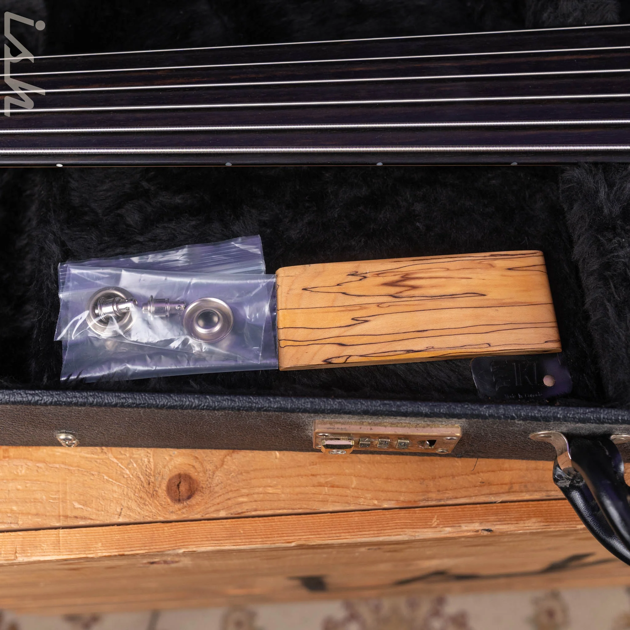 2008 Fodera Monarch Custom 6 String Fretless Bass Spalted Maple - Image 22
