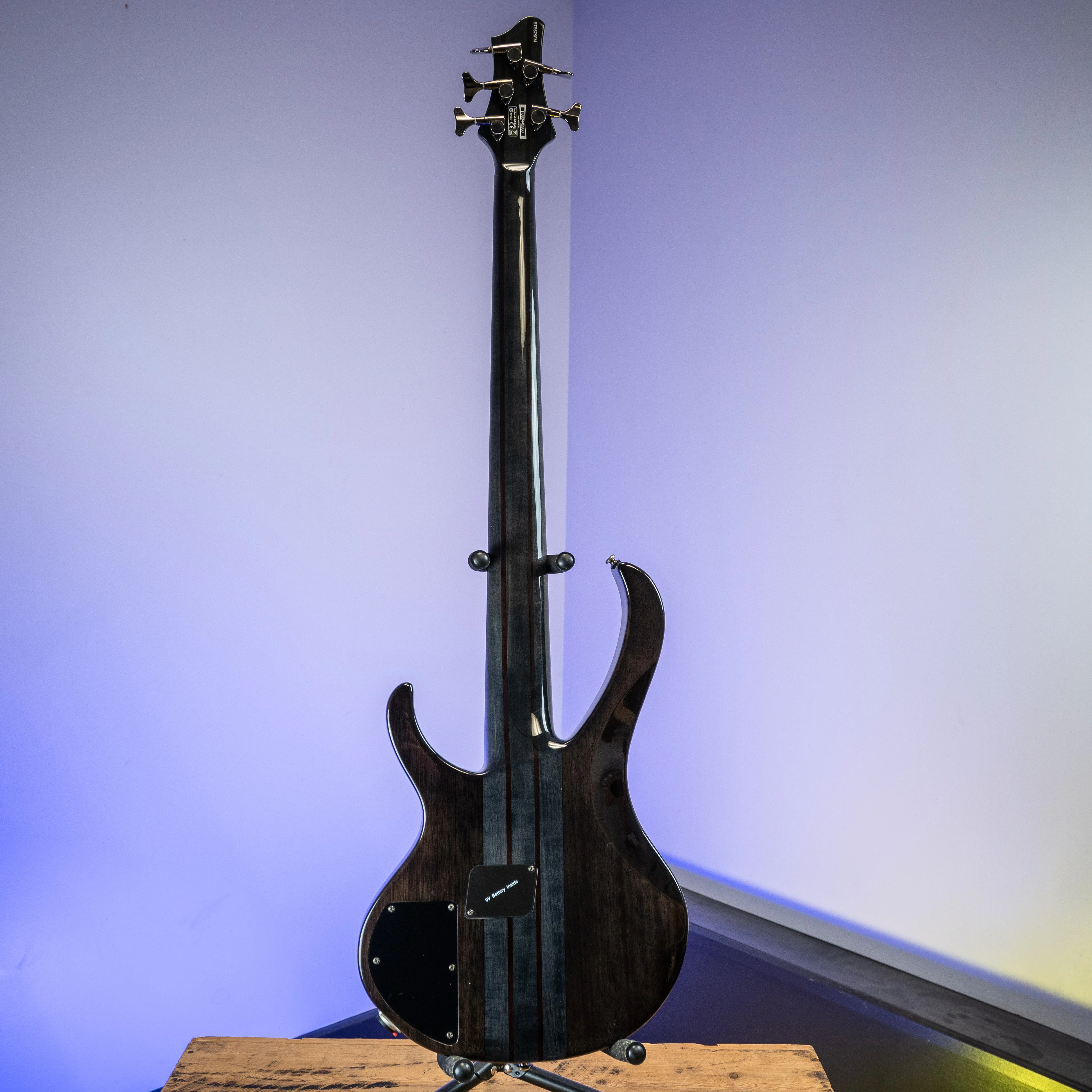 2008 Ibanez BTB575 Trans Gray 5 String Bass - Image 10