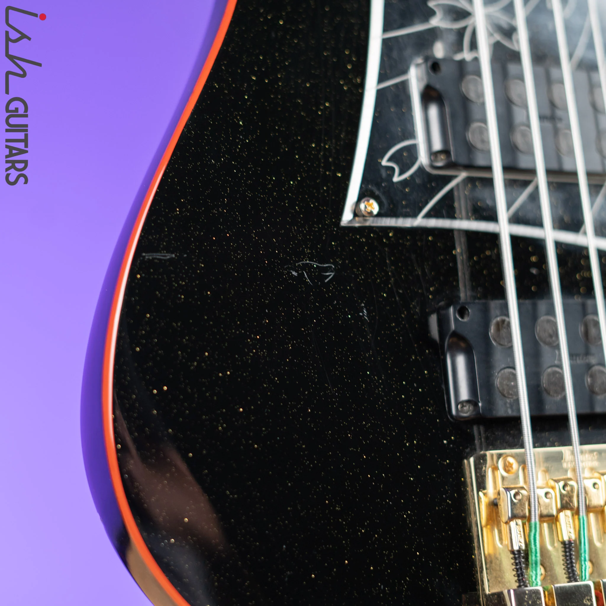 2008 Ibanez SRX08 LTD Bass Guitar Black Sparkle - Image 7