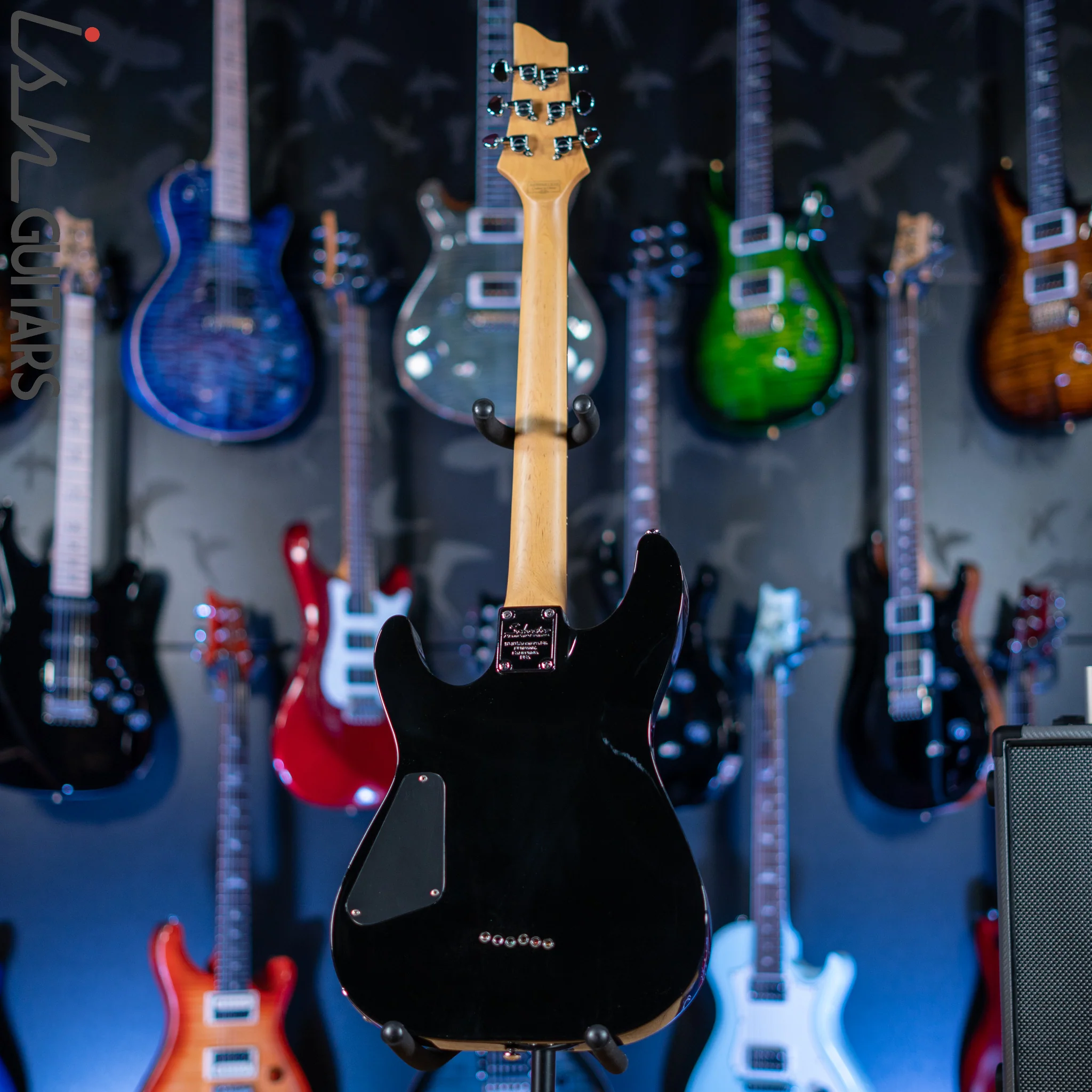 2008 Schecter Omen-6 Electric Guitar Black - Image 8