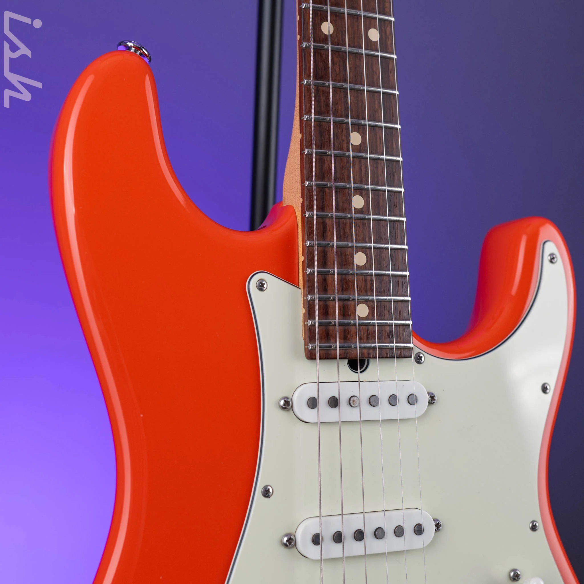 2008 Suhr Classic S SSS Scott Henderson Spec Fiesta/Dakota Mix Red - Image 3
