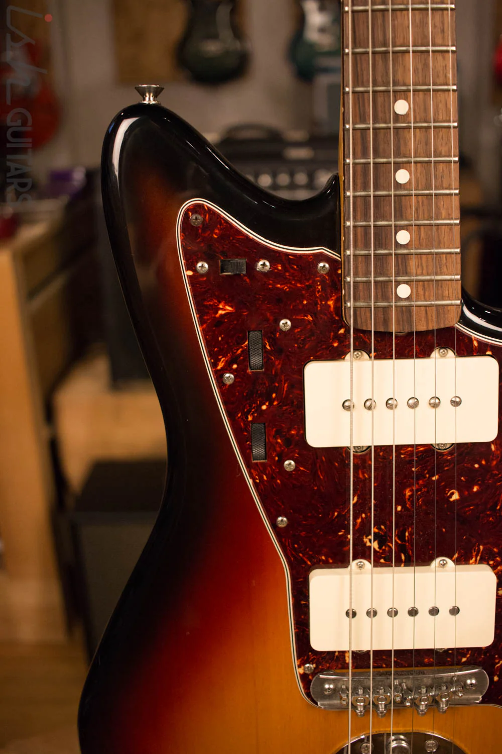 2009 Fender Classic Player Jazzmaster MIM Mastery Bridge - Image 3