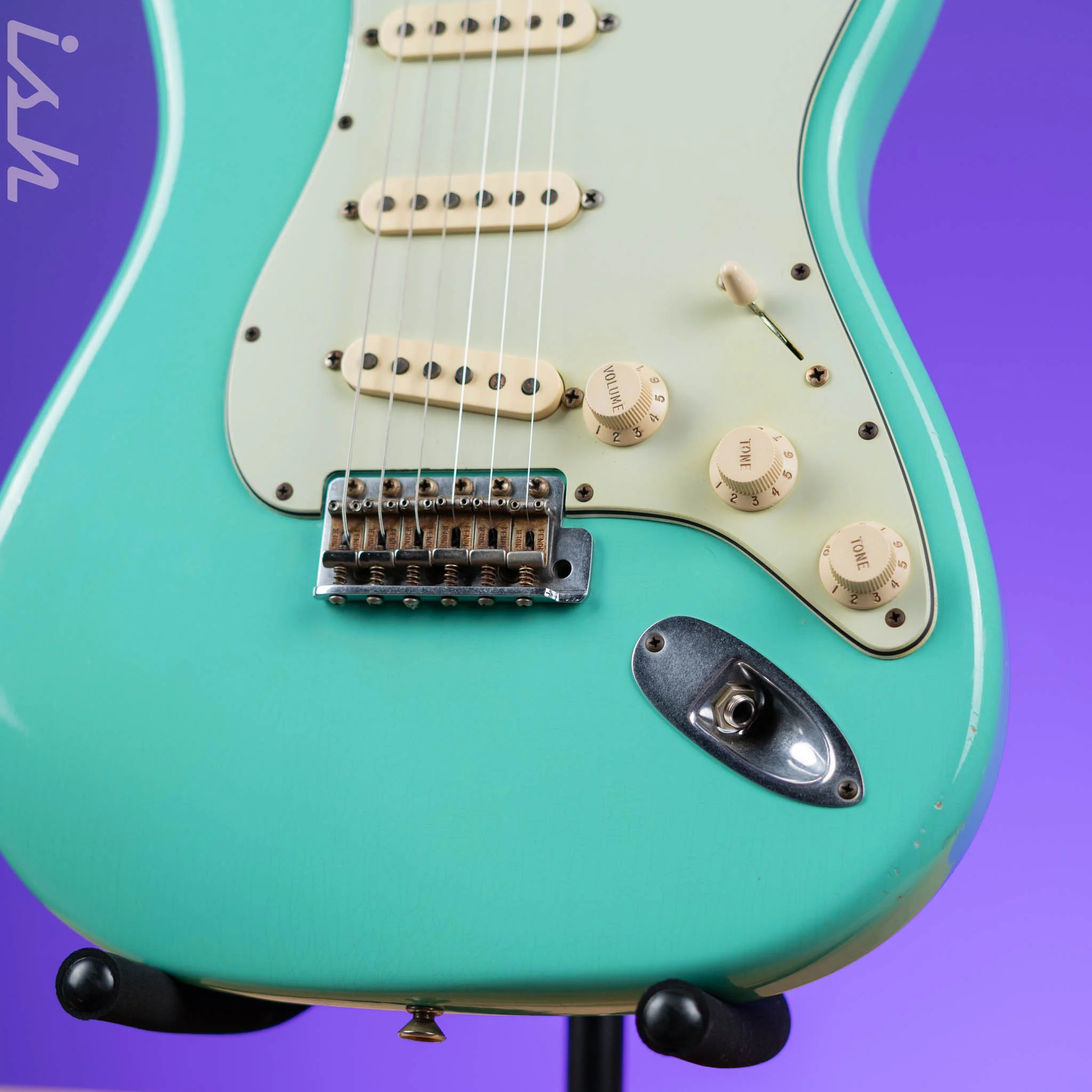 2009 Fender Custom Shop Wildwood 10 '59 Stratocaster Seafoam Green Brazilian Rosewood - Image 4