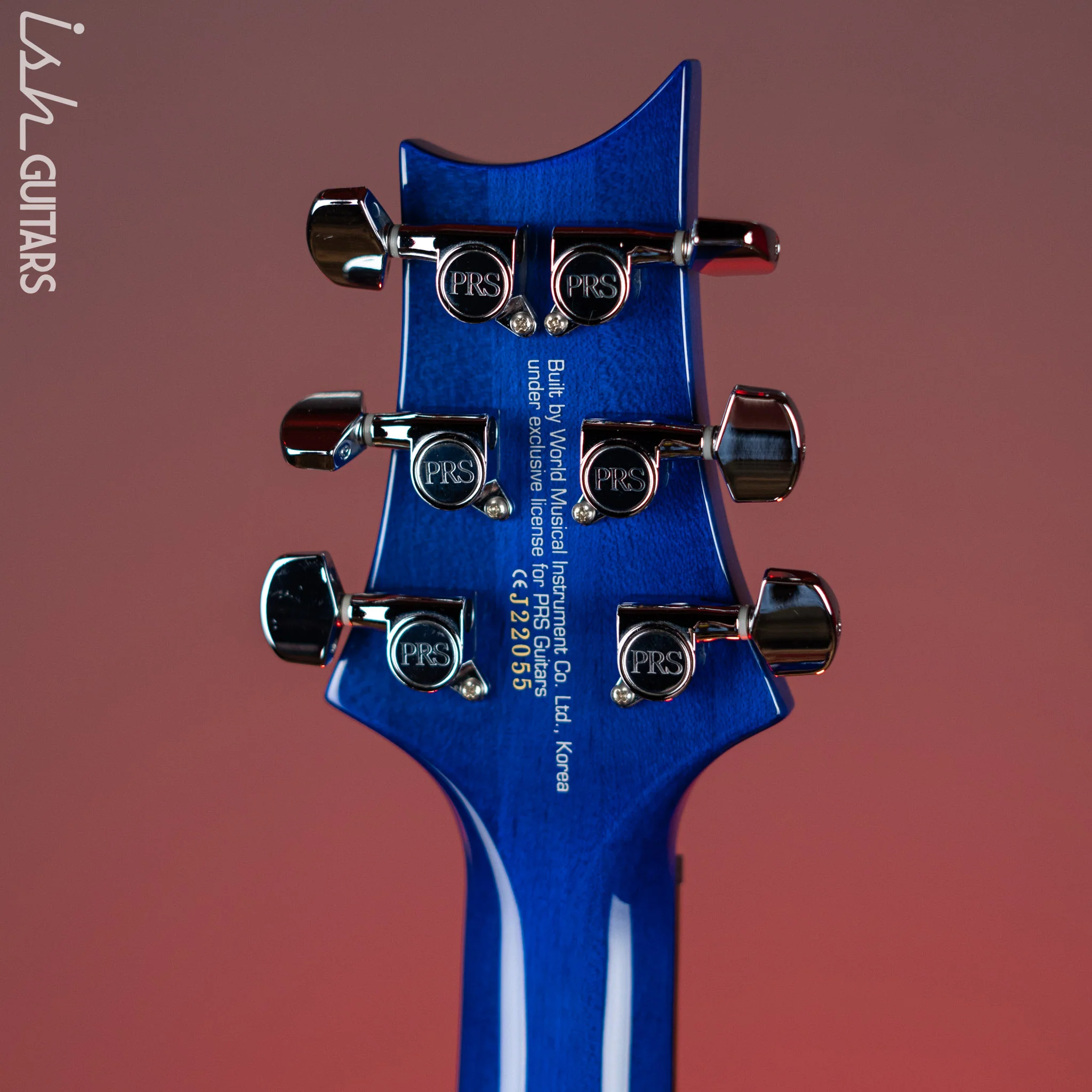 2009 PRS SE Custom 24 Quilt Blue - Image 16