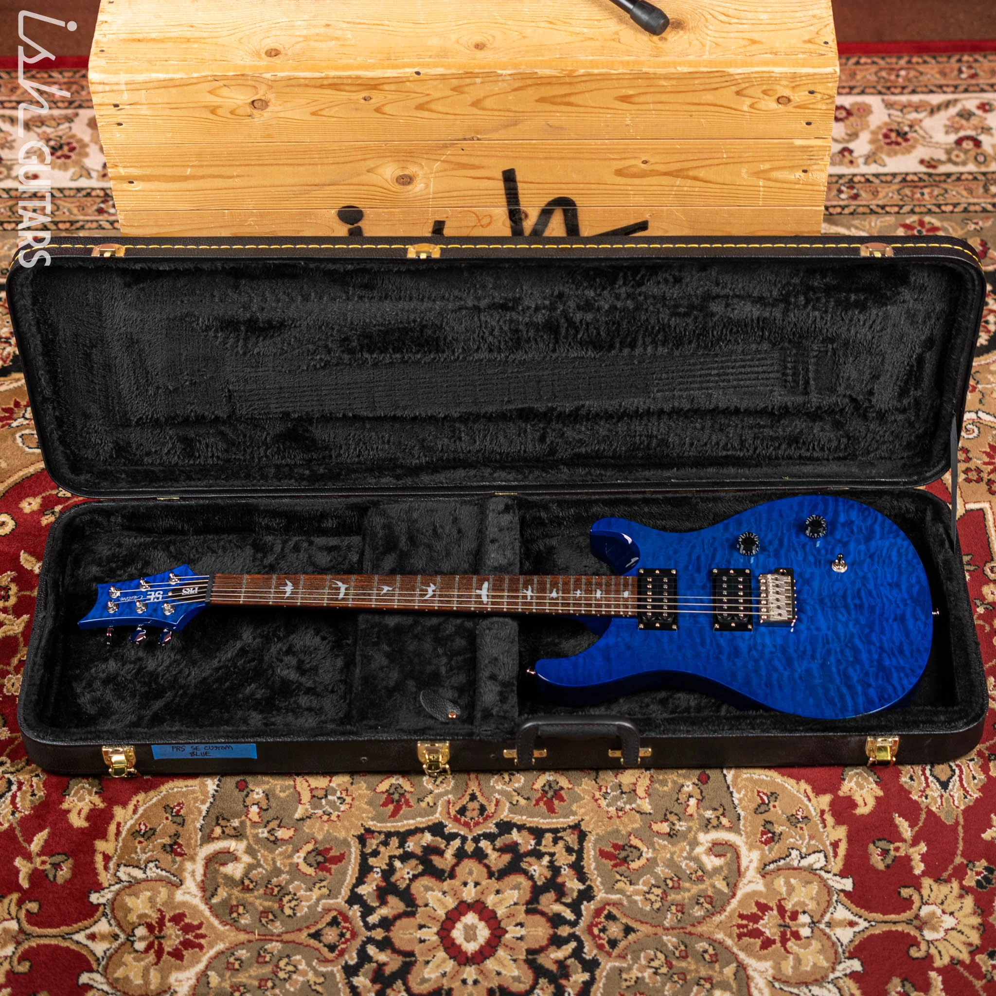 2009 PRS SE Custom 24 Quilt Blue - Image 17