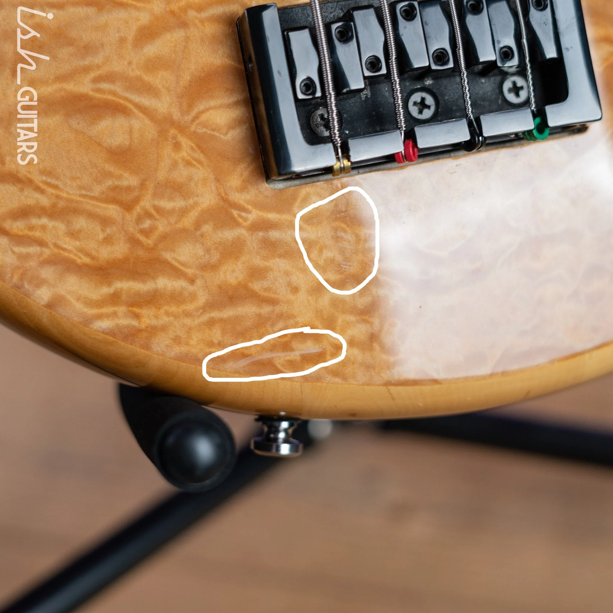 2009 Spector Legend 4 Custom Natural - Image 5