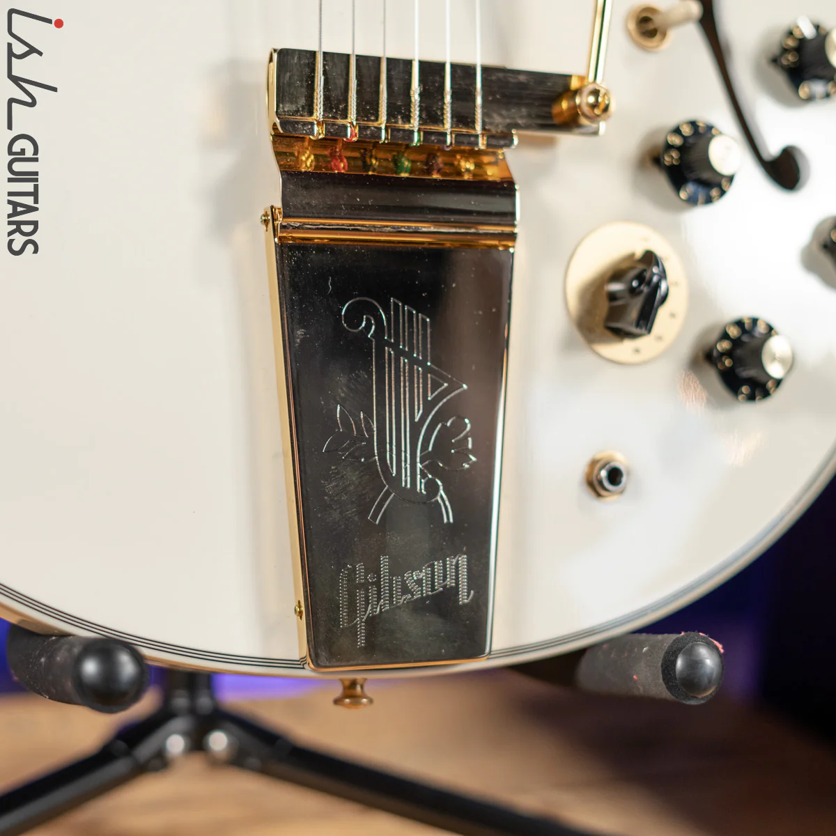 2010 Gibson Custom Shop ES-355 Semi-Hollow Alex Lifeson Signature Alpine White - Image 7
