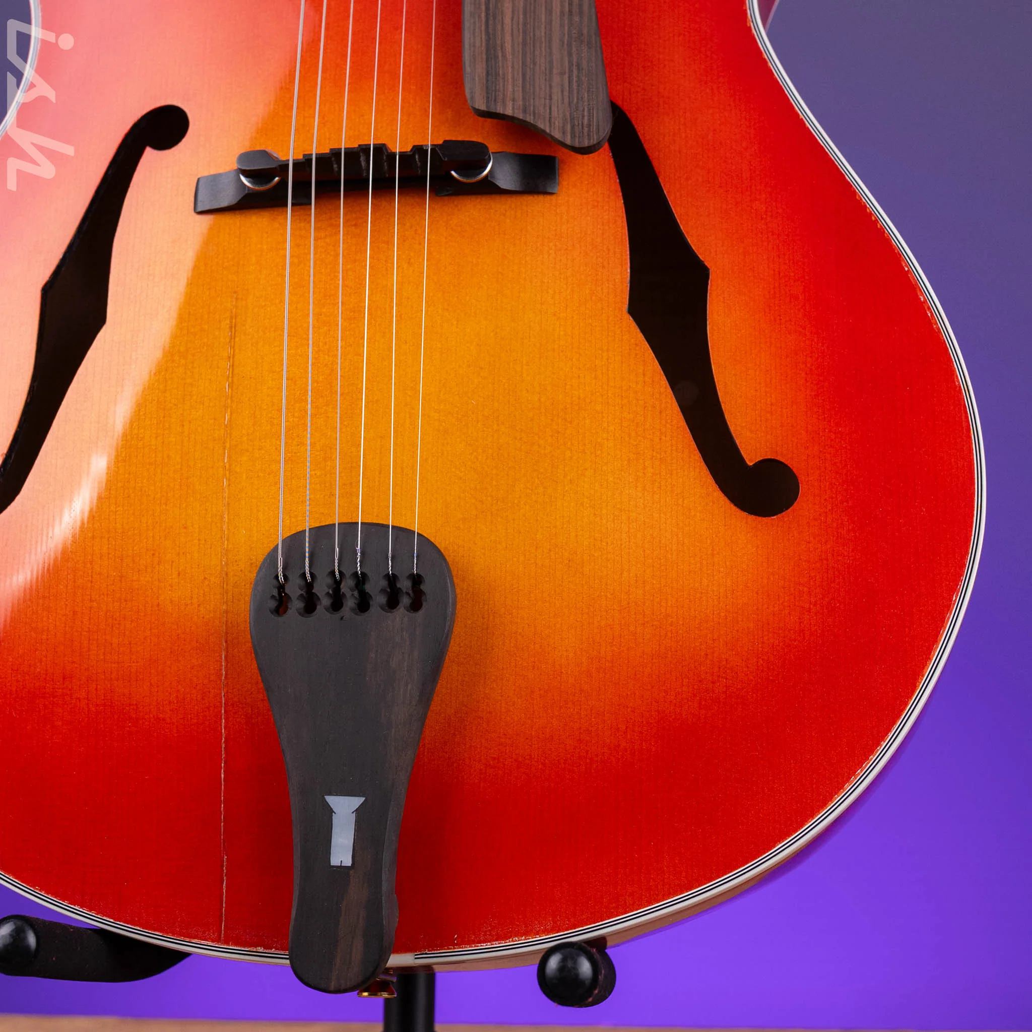 2010 Insalaco Archtop Cherry Burst - Image 5