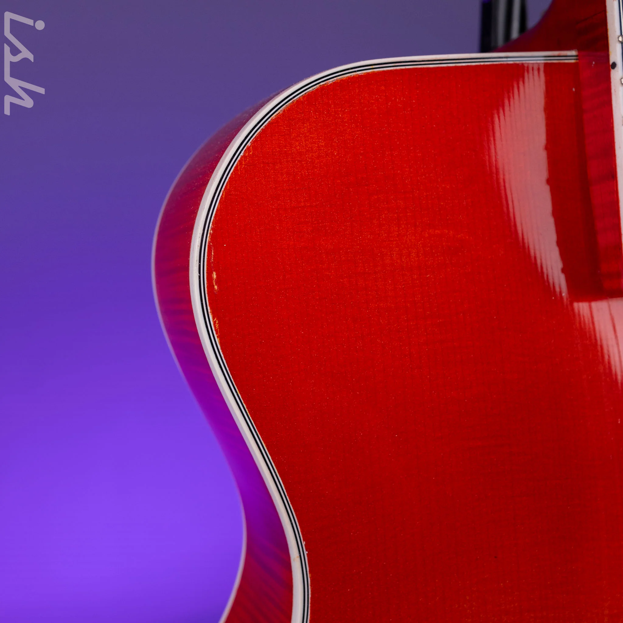 2010 Insalaco Archtop Cherry Burst - Image 6