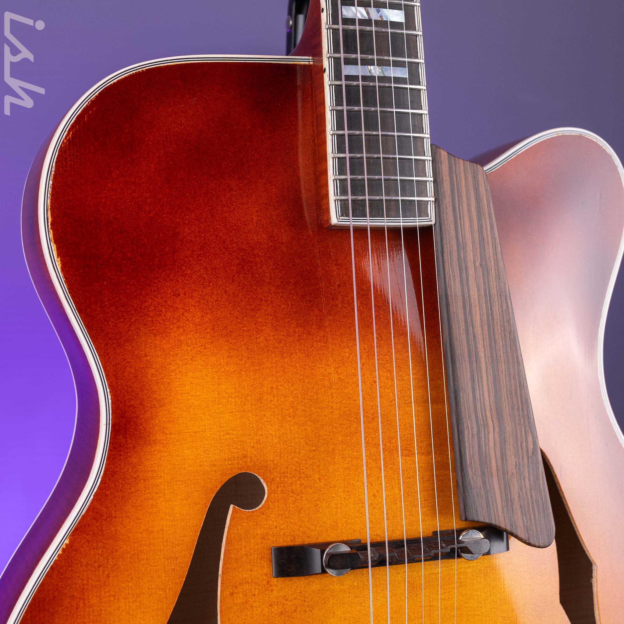 2010 Insalaco Archtop Tobacco Burst - Image 4