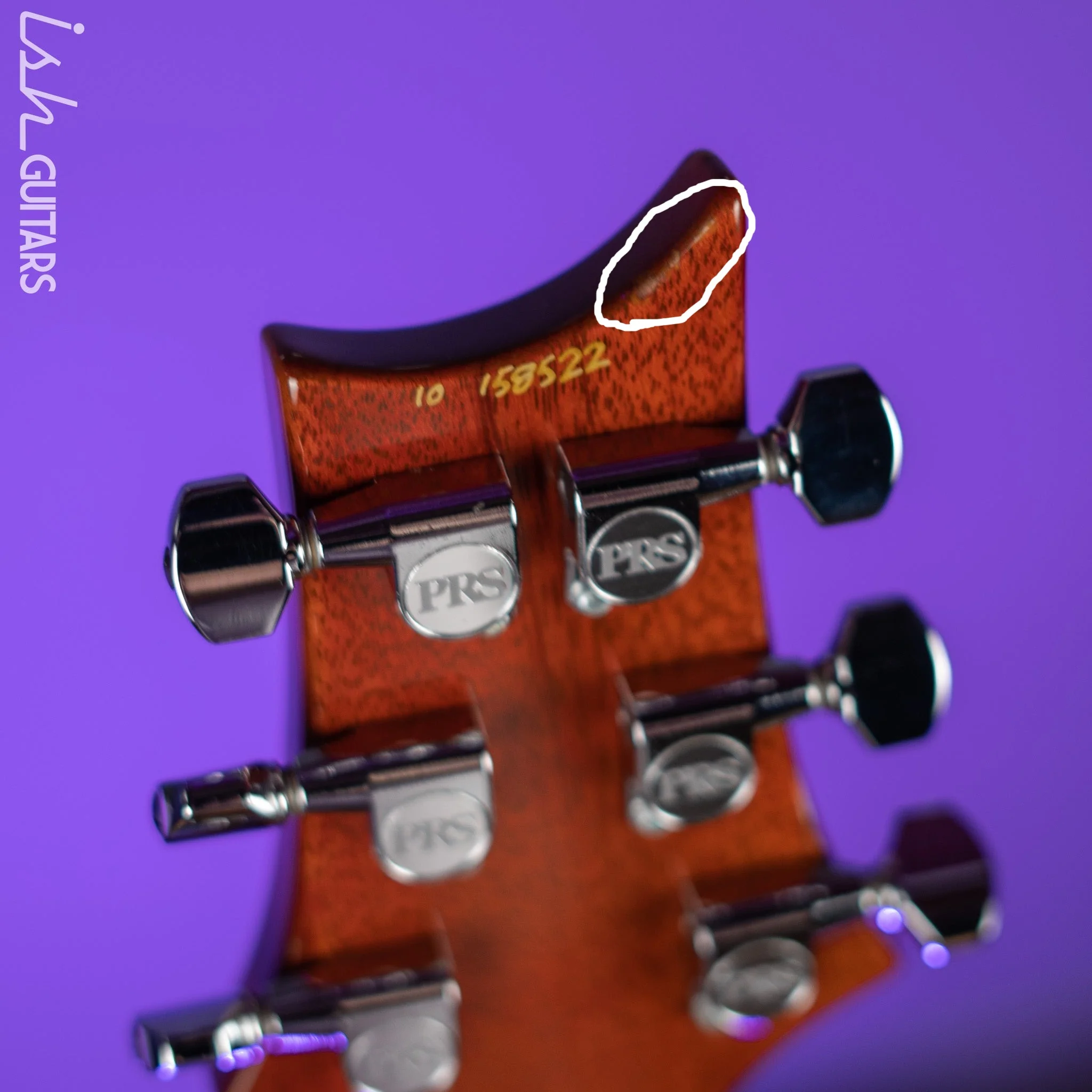 2010 PRS Mira Core Natural Mahogany - Image 15