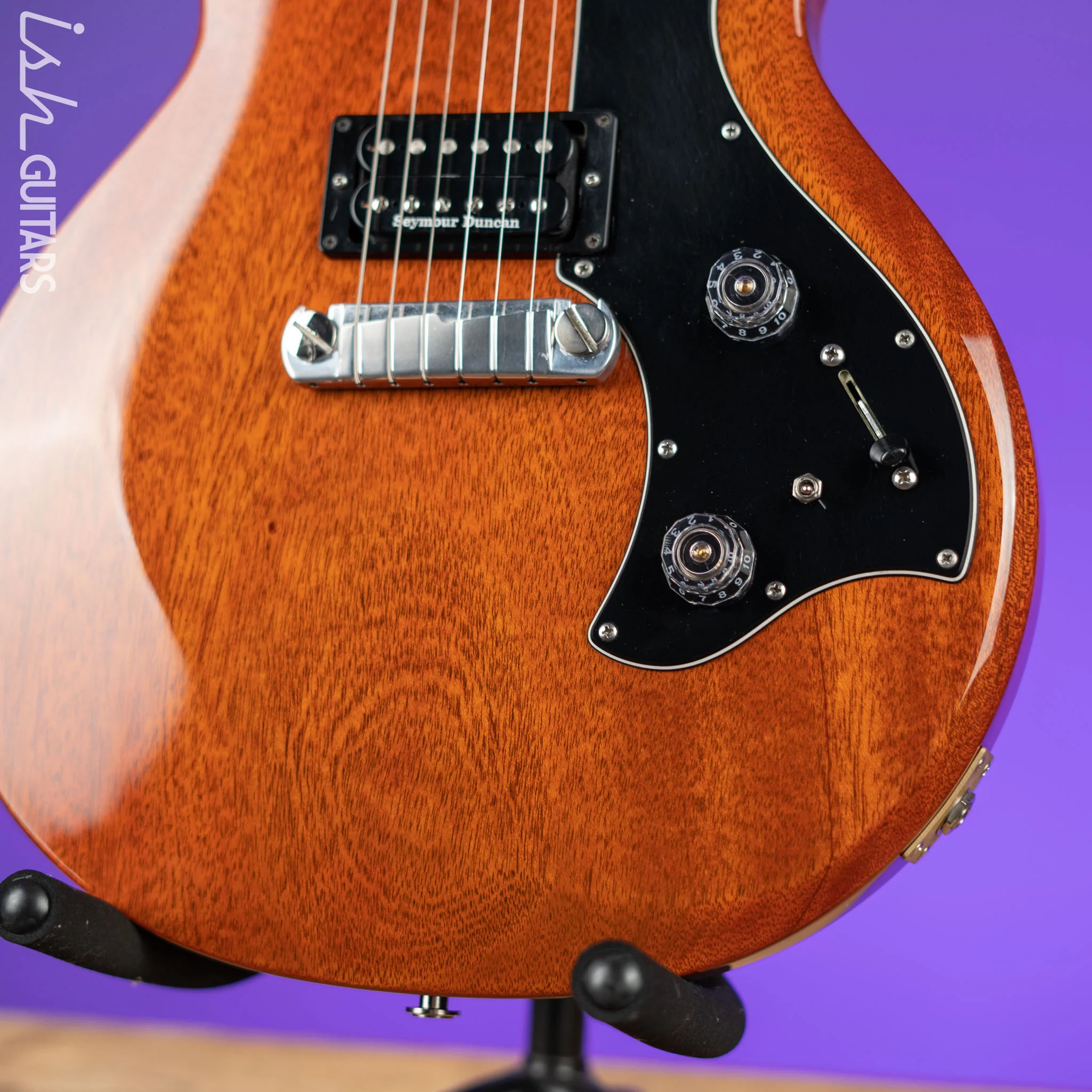 2010 PRS Mira Core Natural Mahogany - Image 4