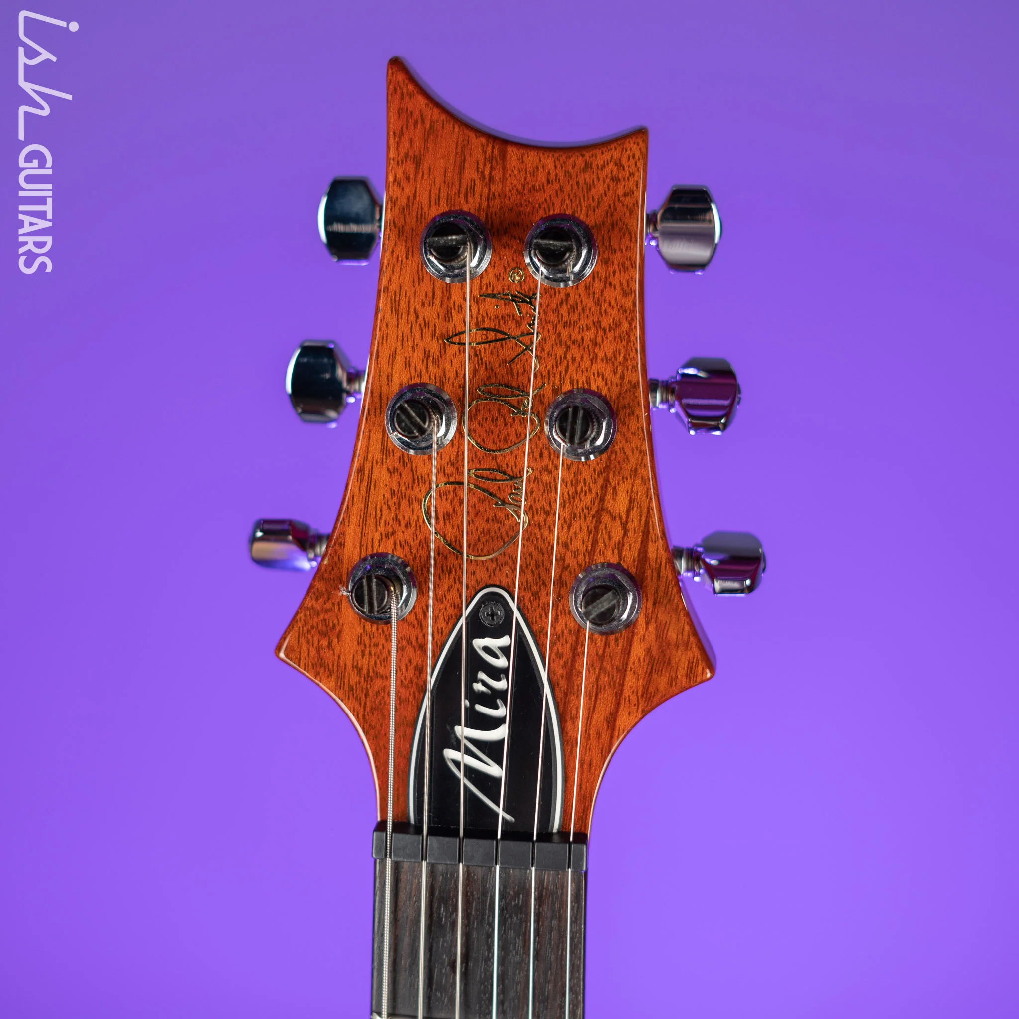 2010 PRS Mira Core Natural Mahogany - Image 9