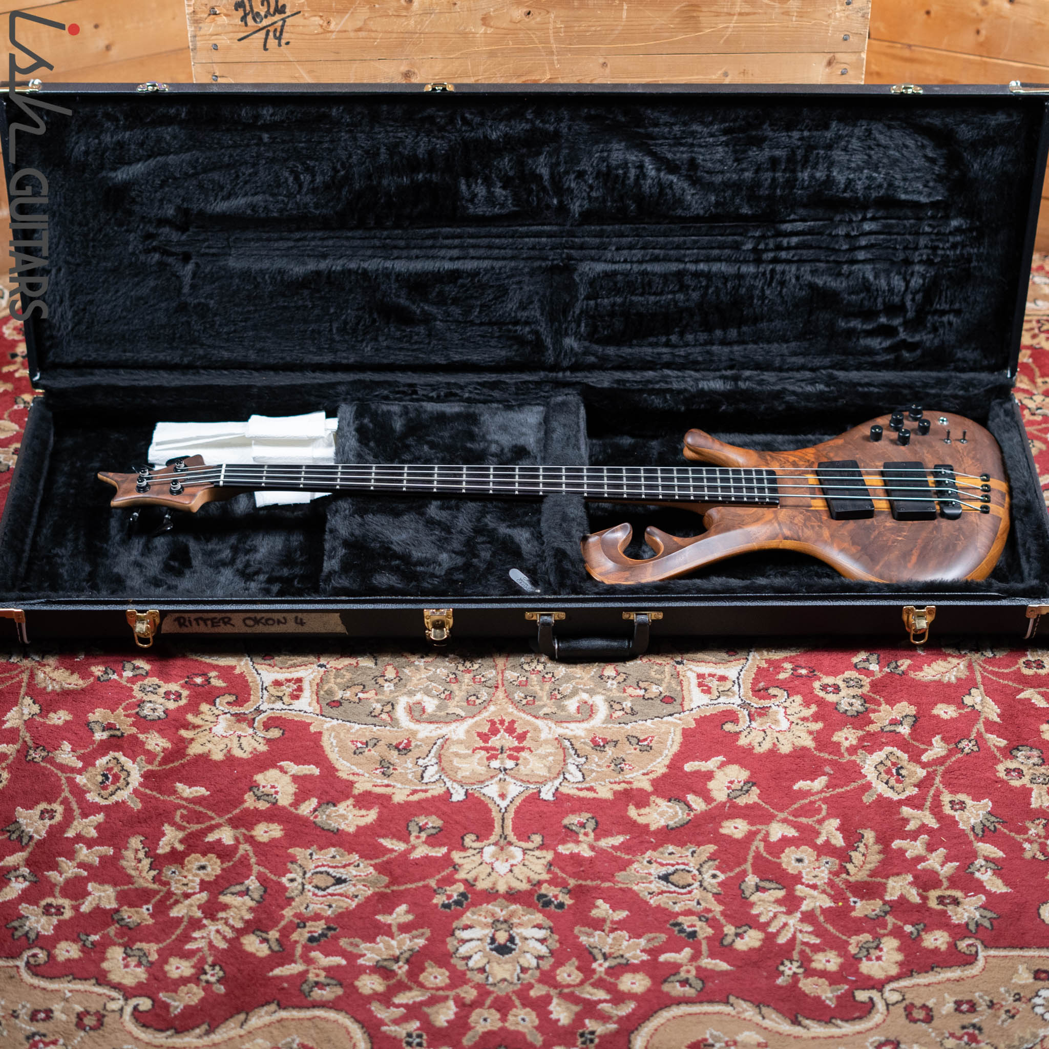 2010 Ritter Okon 4 Bass Natural American Walnut - Image 16