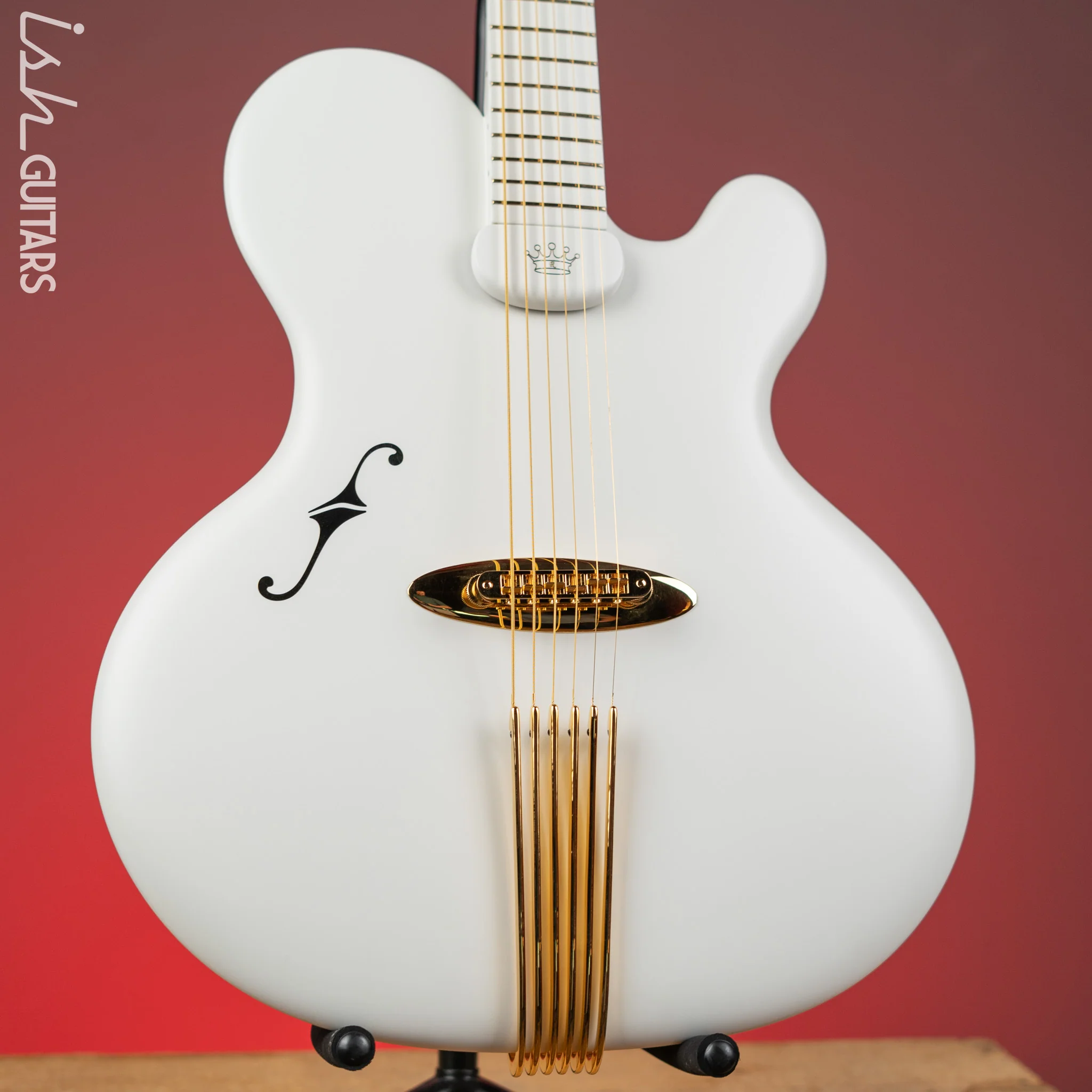 2010 Ritter Princess Isabella CO Edition Baritone Guitar White