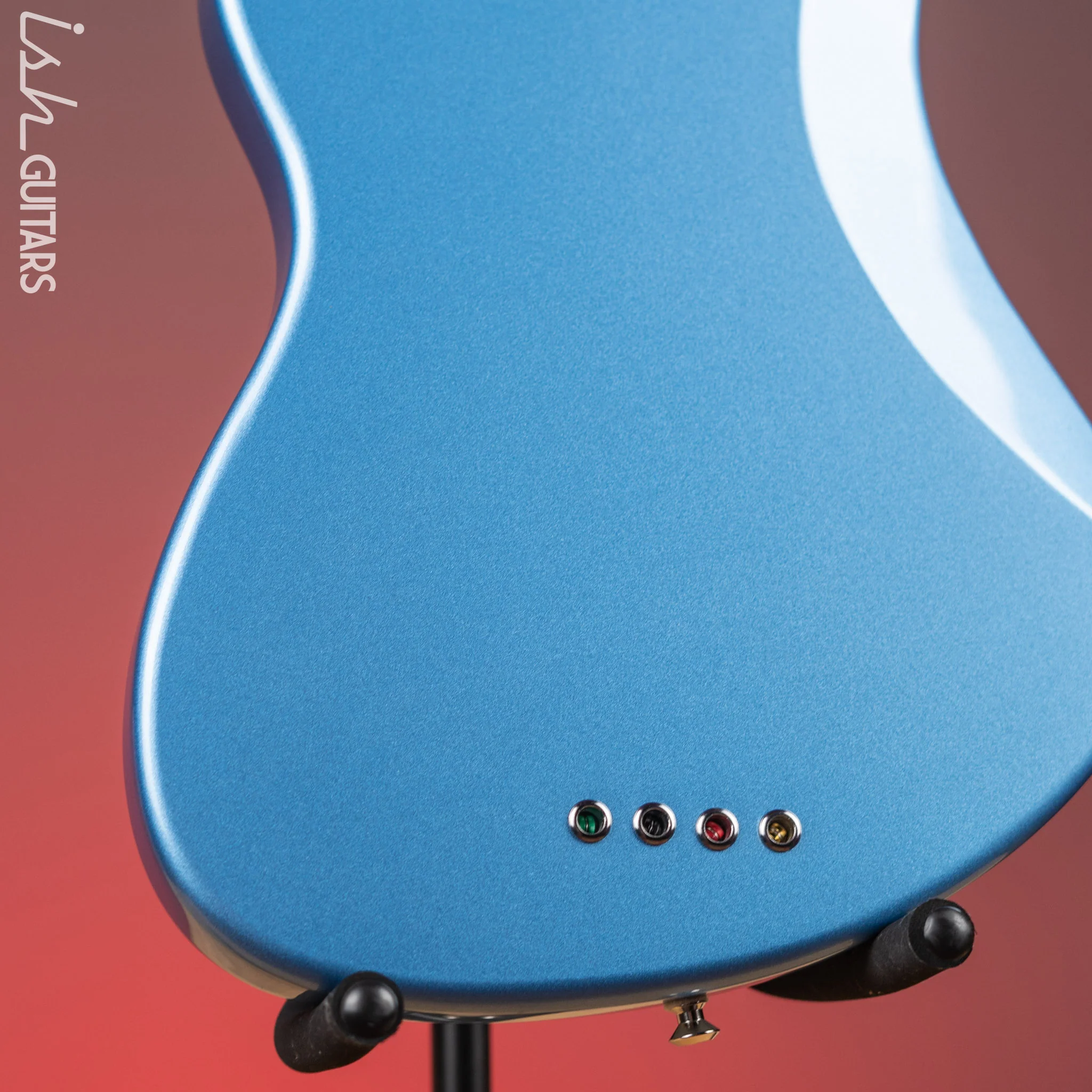 2010’s Lakland Skyline Series DJ-4 Darryl Jones Lake Placid Blue - Image 9