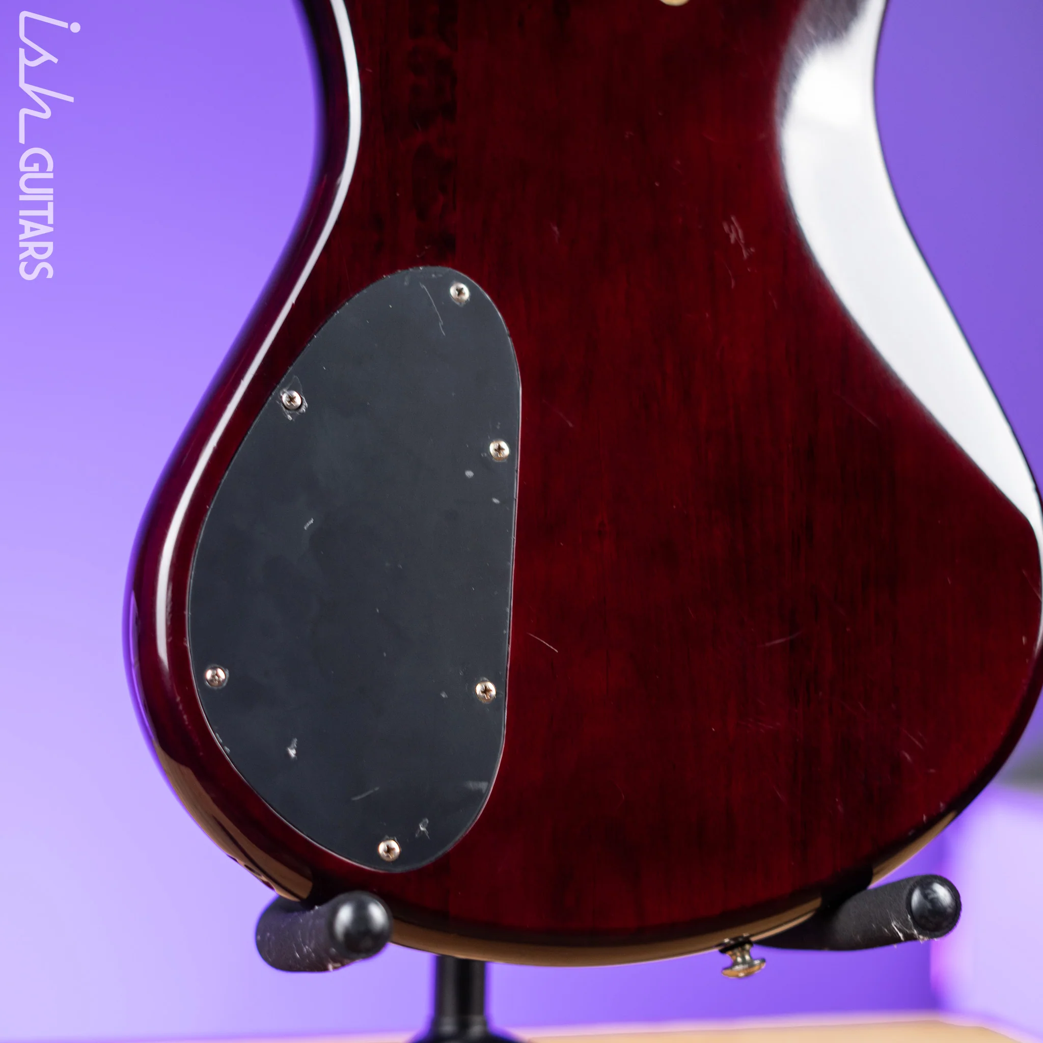 2010s Spector Legend Classic 4-String Bass Black Cherry High Gloss - Image 14