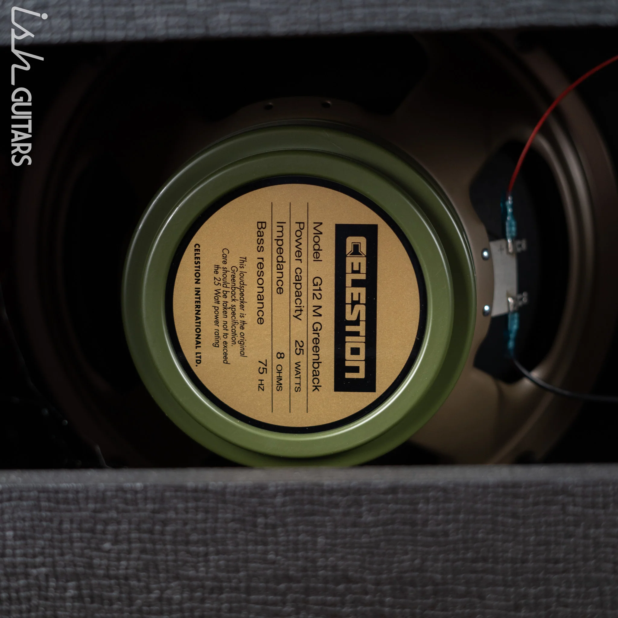 2010's Vox 212c 2x12 Greenback Speaker Cabinet Open-Back 8-Ohms - Image 5