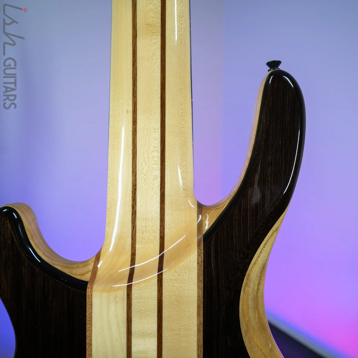 2010s Wolf S10-6 Lined Fretless Bass Rosewood Top - Image 10