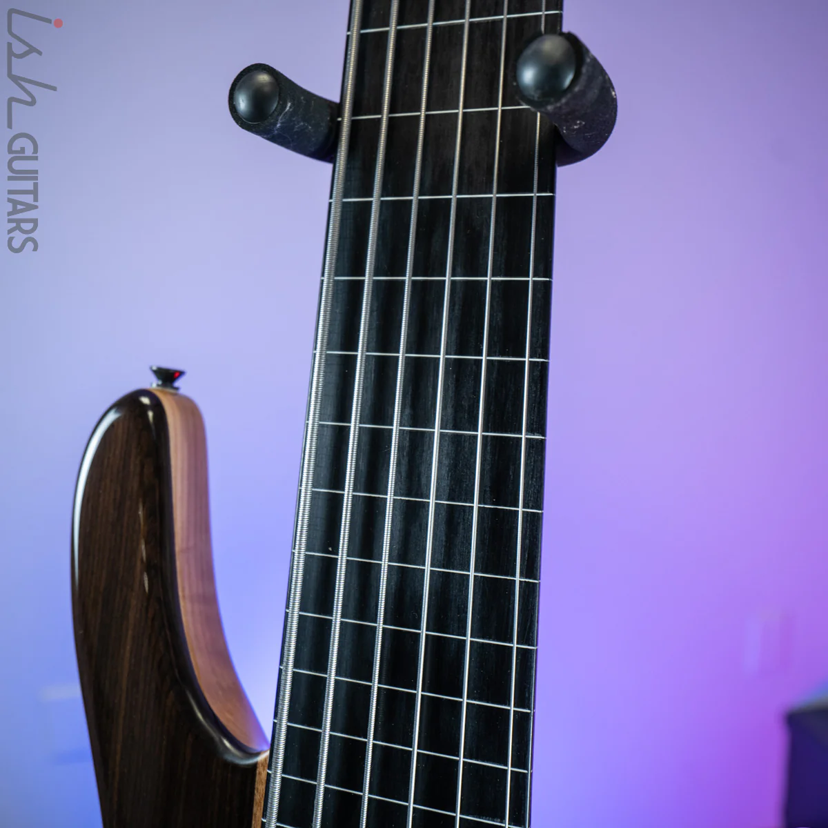 2010s Wolf S10-6 Lined Fretless Bass Rosewood Top - Image 6