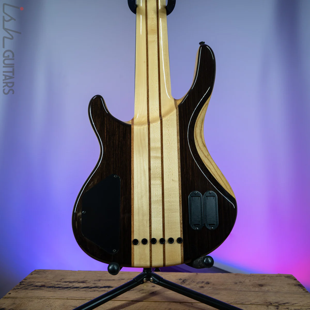 2010s Wolf S10-6 Lined Fretless Bass Rosewood Top - Image 9