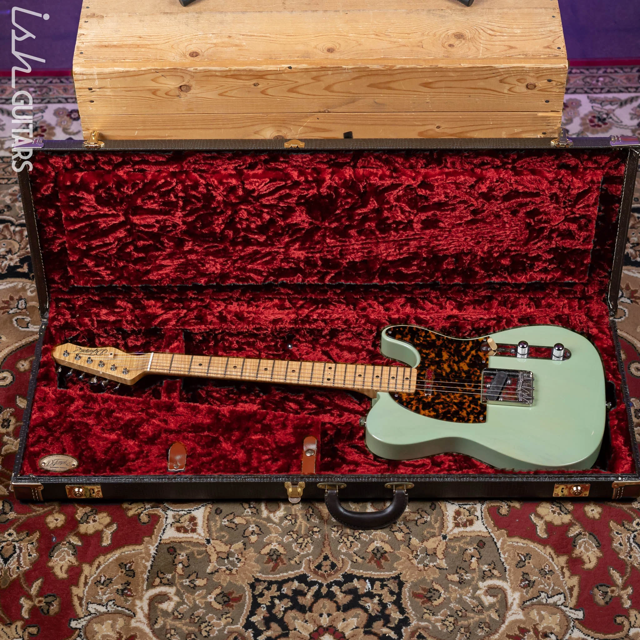 2011 DeTemple Guitars Spirit Series Tele Seafoam Green - Image 21
