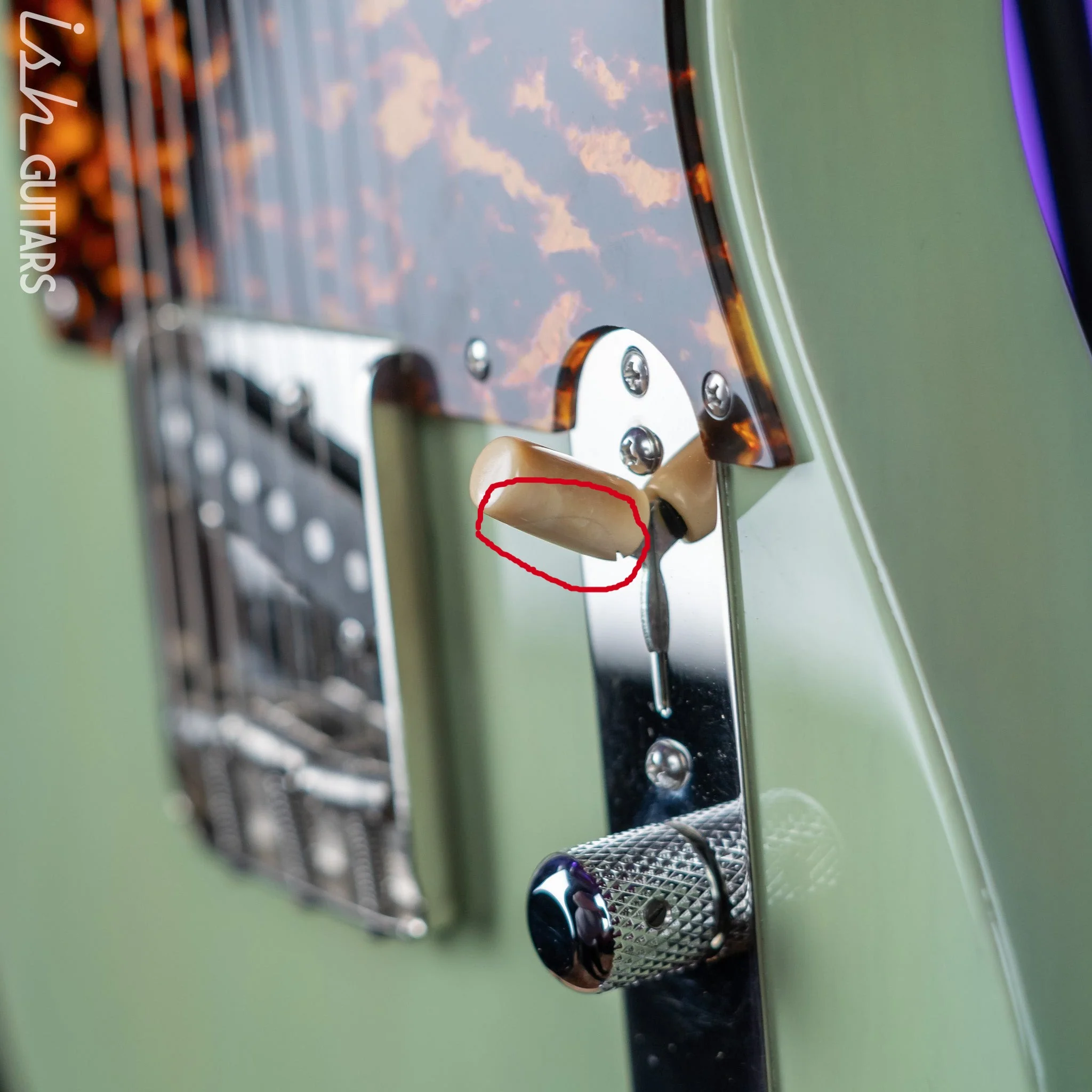 2011 DeTemple Guitars Spirit Series Tele Seafoam Green - Image 6