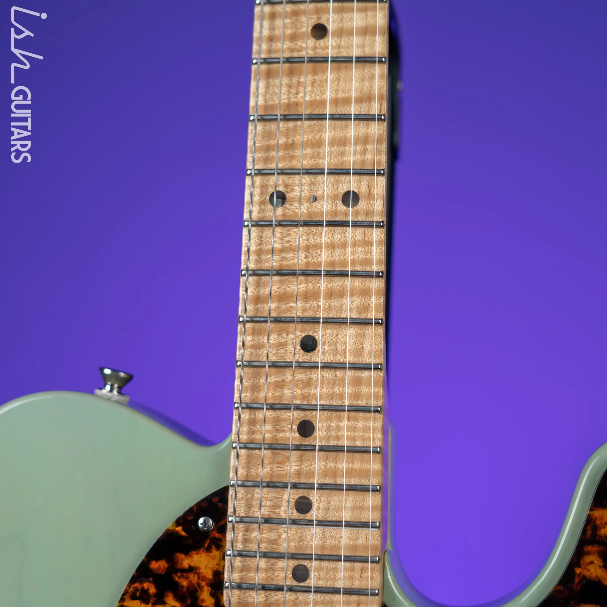 2011 DeTemple Guitars Spirit Series Tele Seafoam Green - Image 8