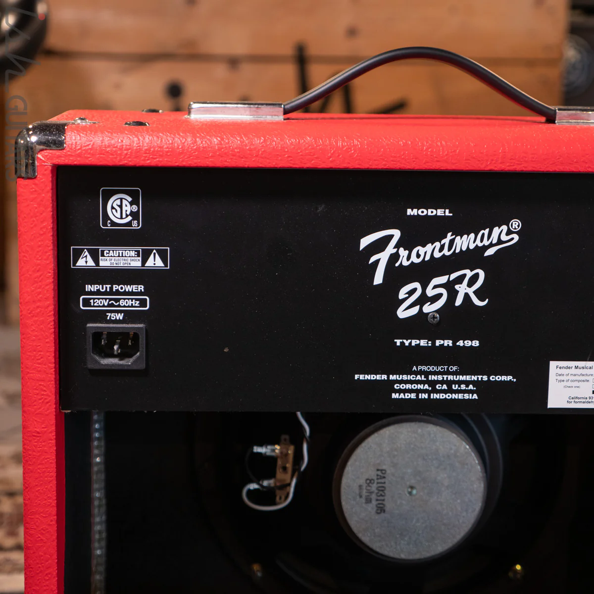 2011 Fender Frontman 25R Red - Image 7