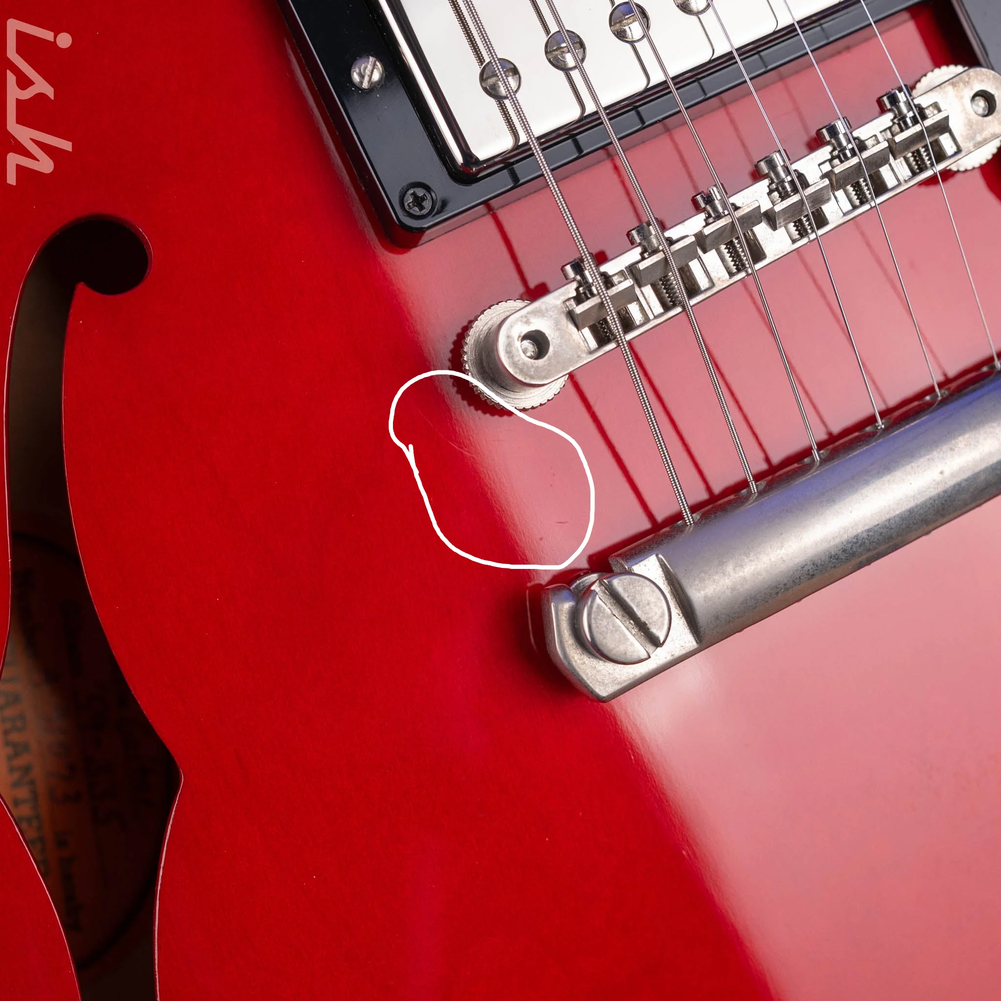 2011 Gibson '59 335 Cherry Red - Image 10