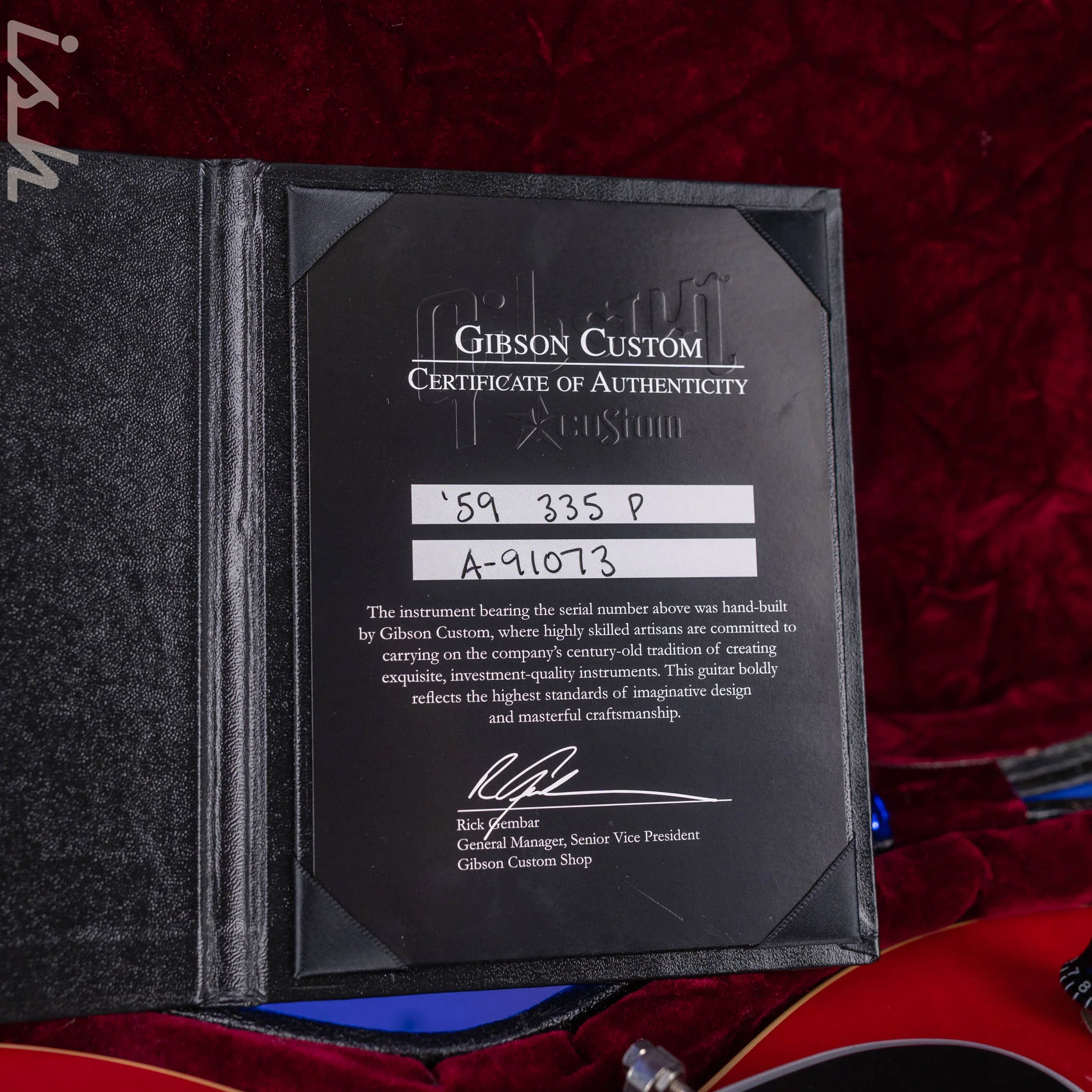 2011 Gibson '59 335 Cherry Red - Image 22