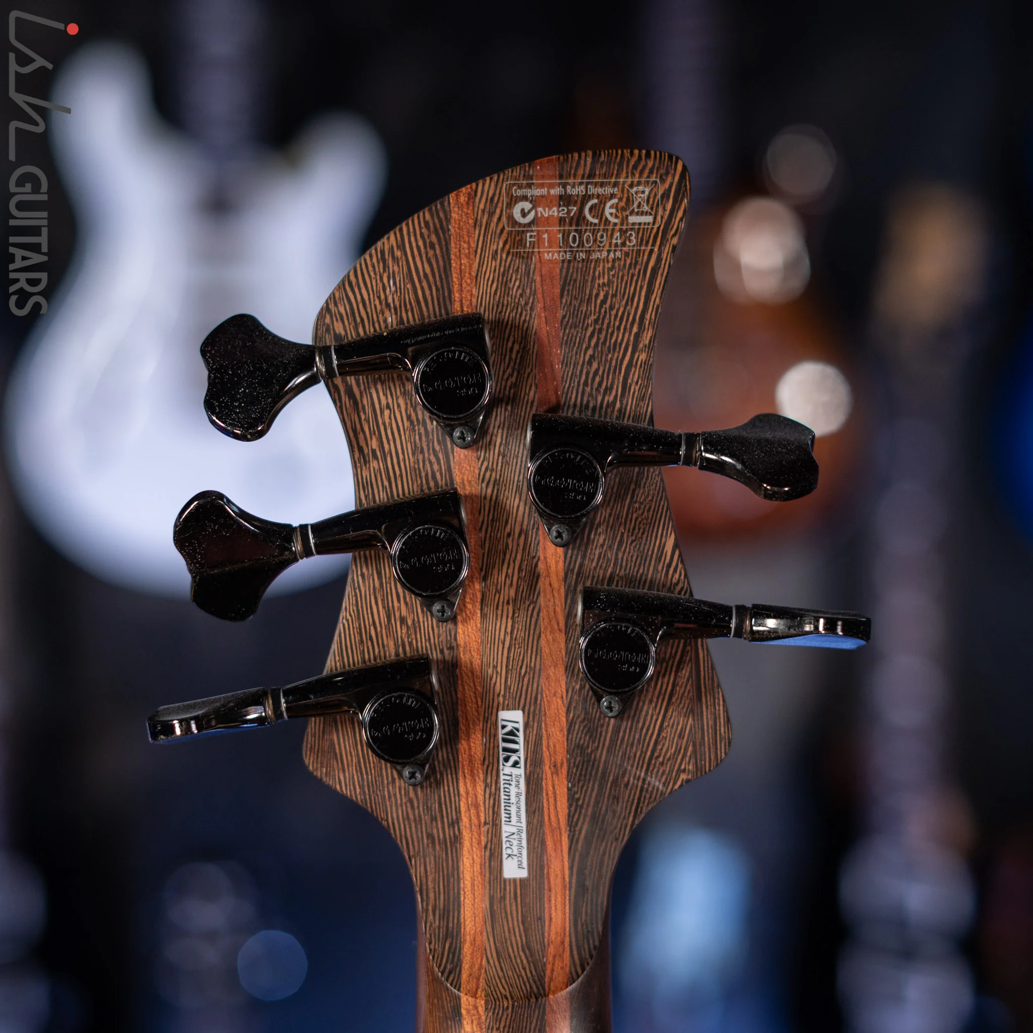2011 Ibanez Prestige G105 Grooveline 5-String Bass Transparent Espresso - Image 12
