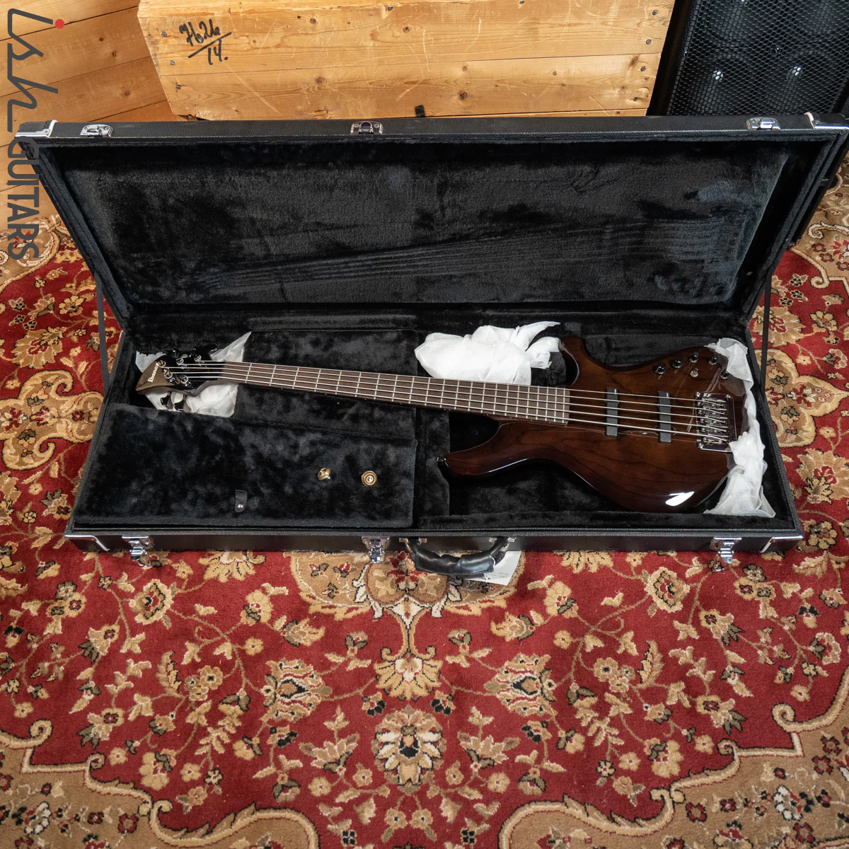 2011 Ibanez Prestige Grooveline G105 Transparent Espresso - Image 20