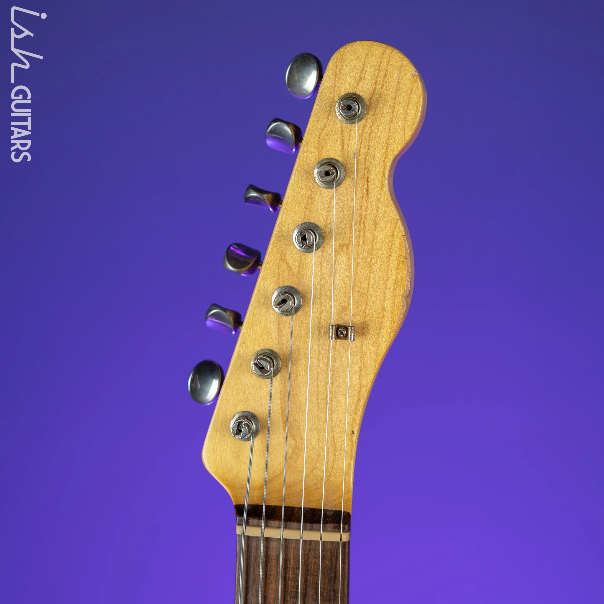 2011 Nashville Guitars T-69TL Thinline Tele Orange - Image 5