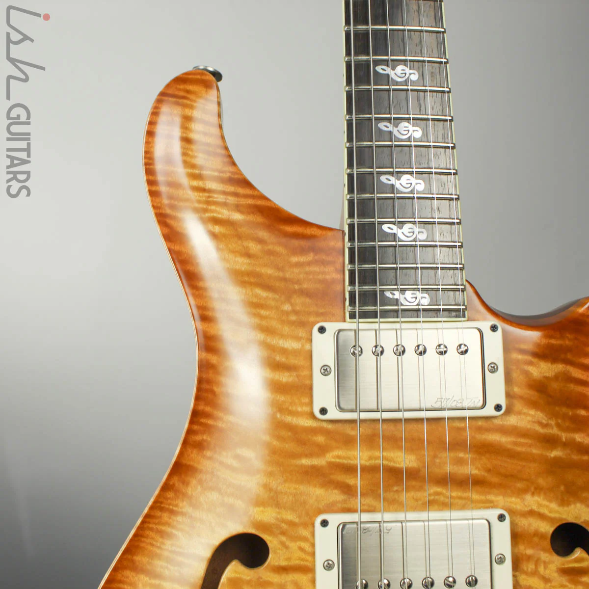 2011 Paul Reed Smith Private Stock Dweezil Zappa Custom 24 Semi-Hollow - Image 3